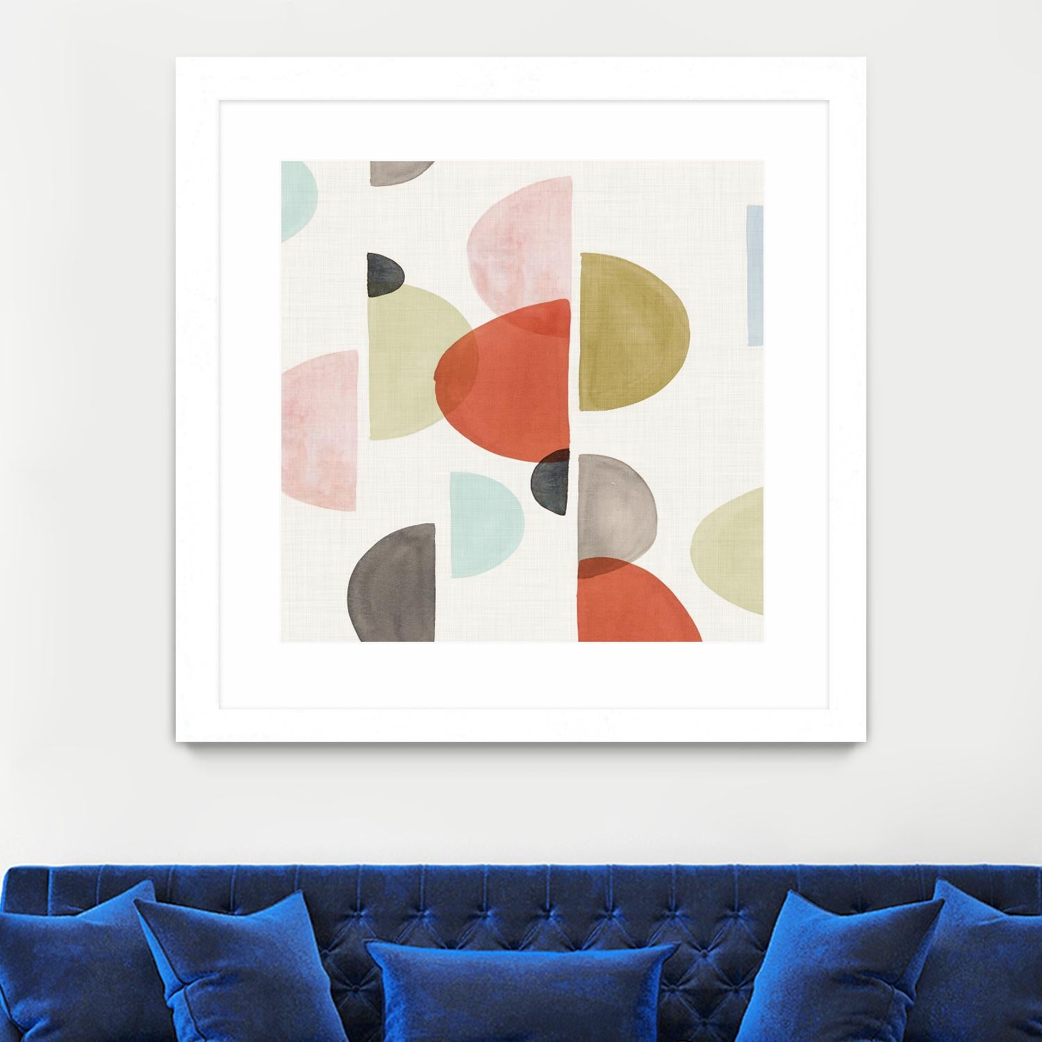 Dot Com II by Isabelle Z on GIANT ART - red abstract