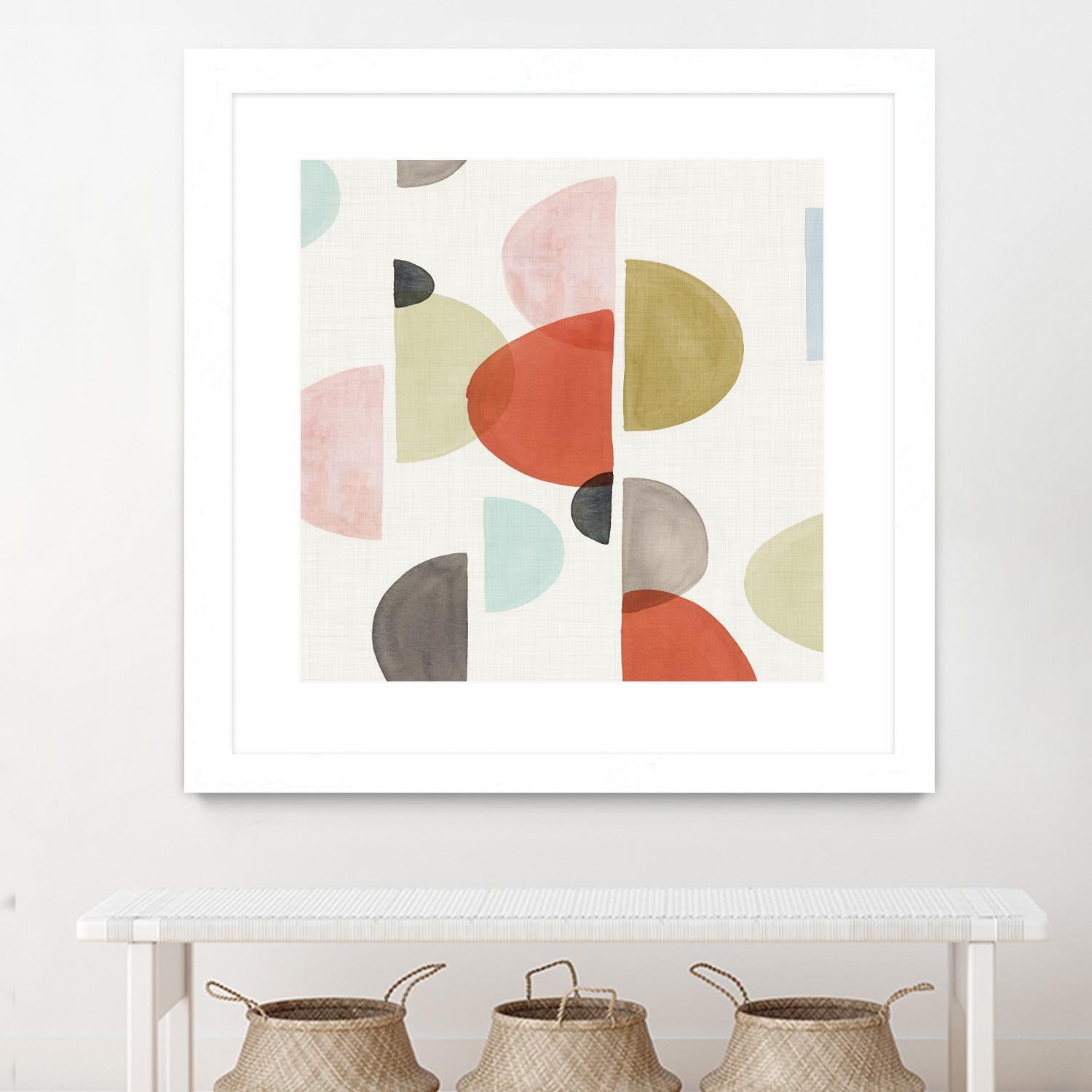 Dot Com II by Isabelle Z on GIANT ART - red abstract