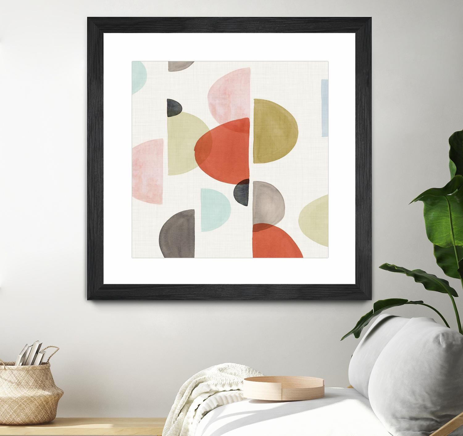 Dot Com II by Isabelle Z on GIANT ART - red abstract