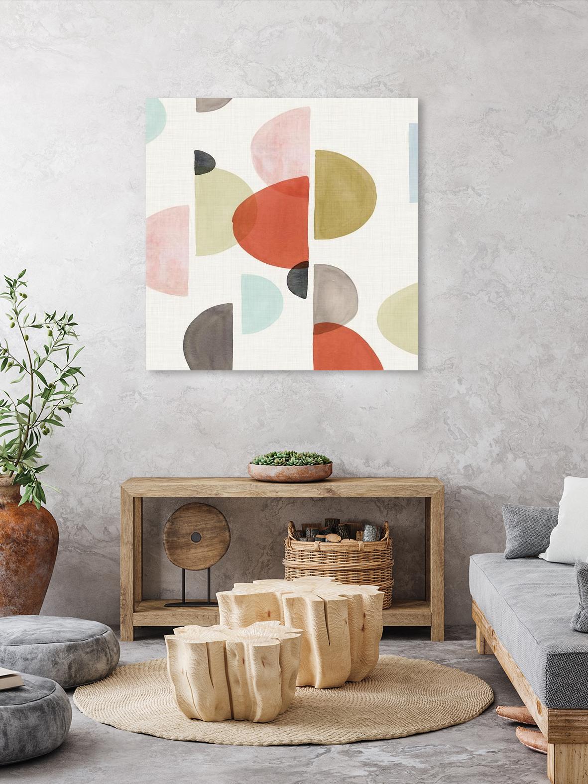 Dot Com II by Isabelle Z on GIANT ART - orange abstract