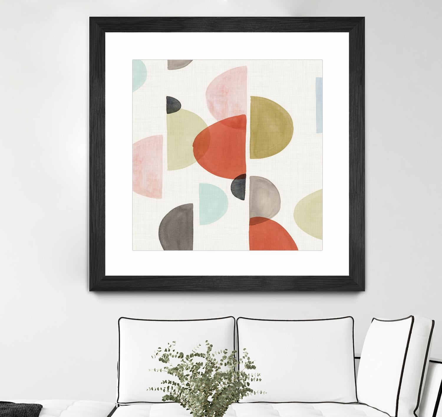 Dot Com II by Isabelle Z on GIANT ART - red abstract