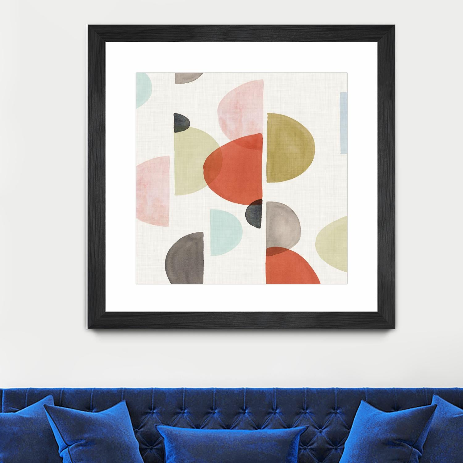 Dot Com II by Isabelle Z on GIANT ART - red abstract