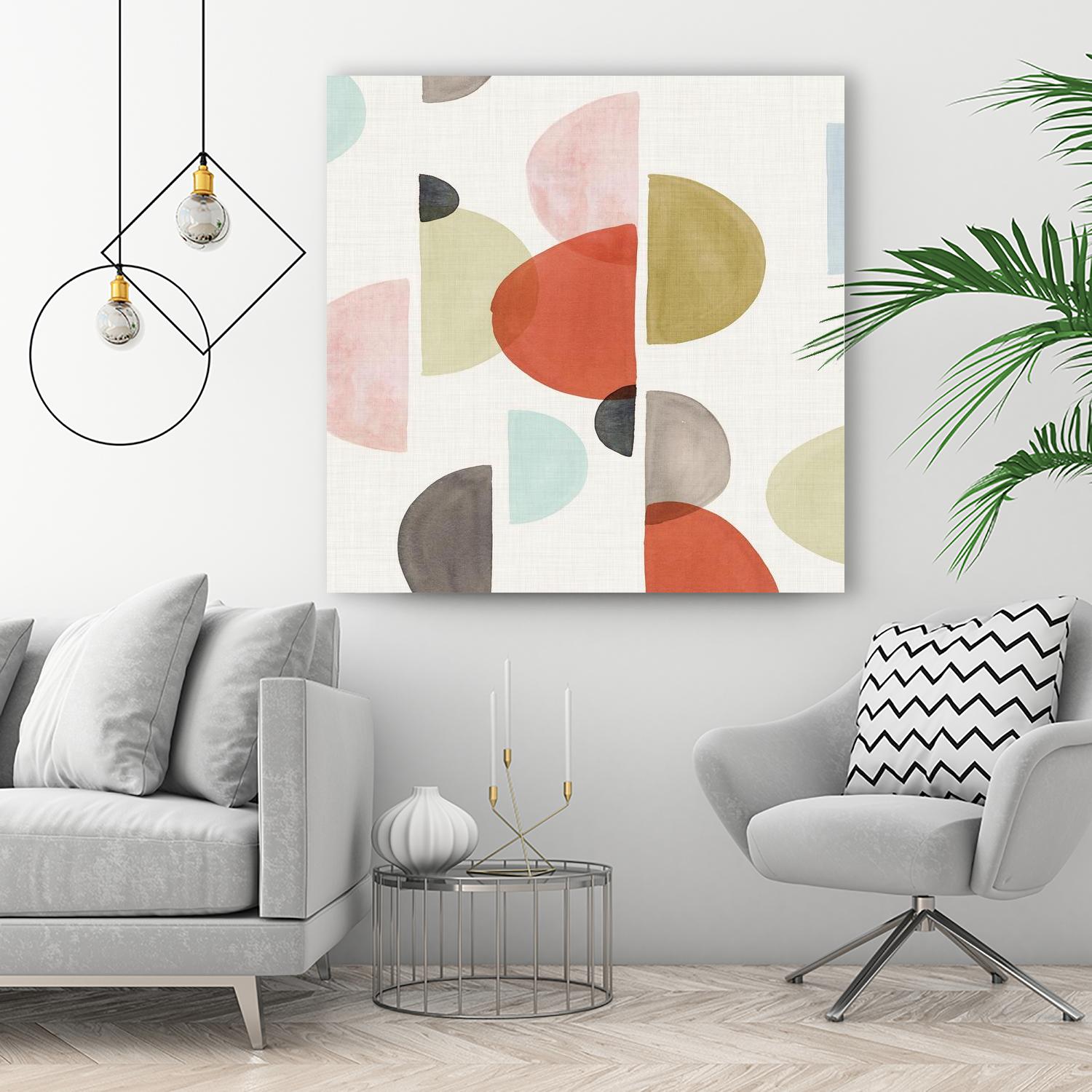 Dot Com II by Isabelle Z on GIANT ART - orange abstract