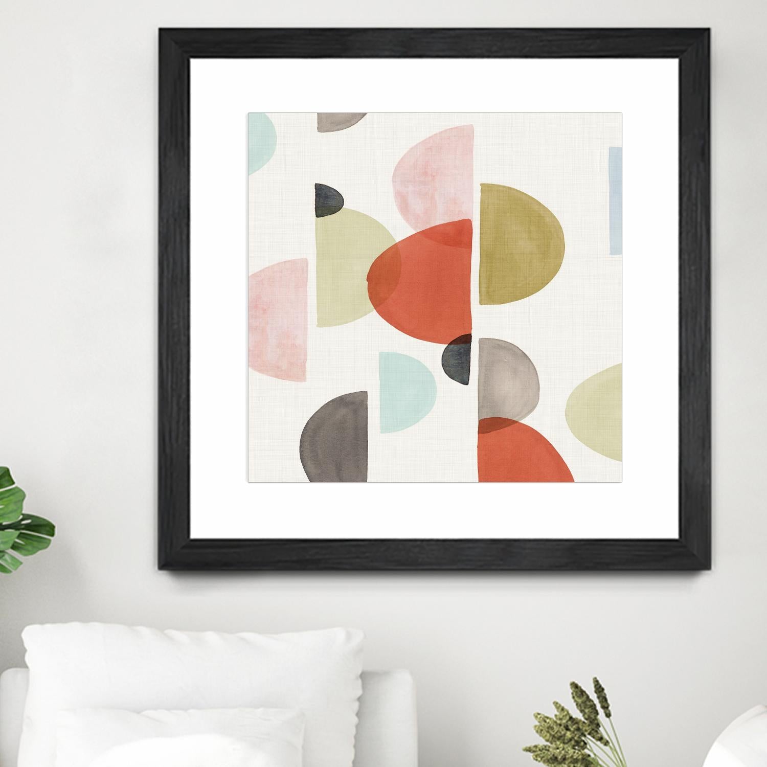 Dot Com II by Isabelle Z on GIANT ART - red abstract