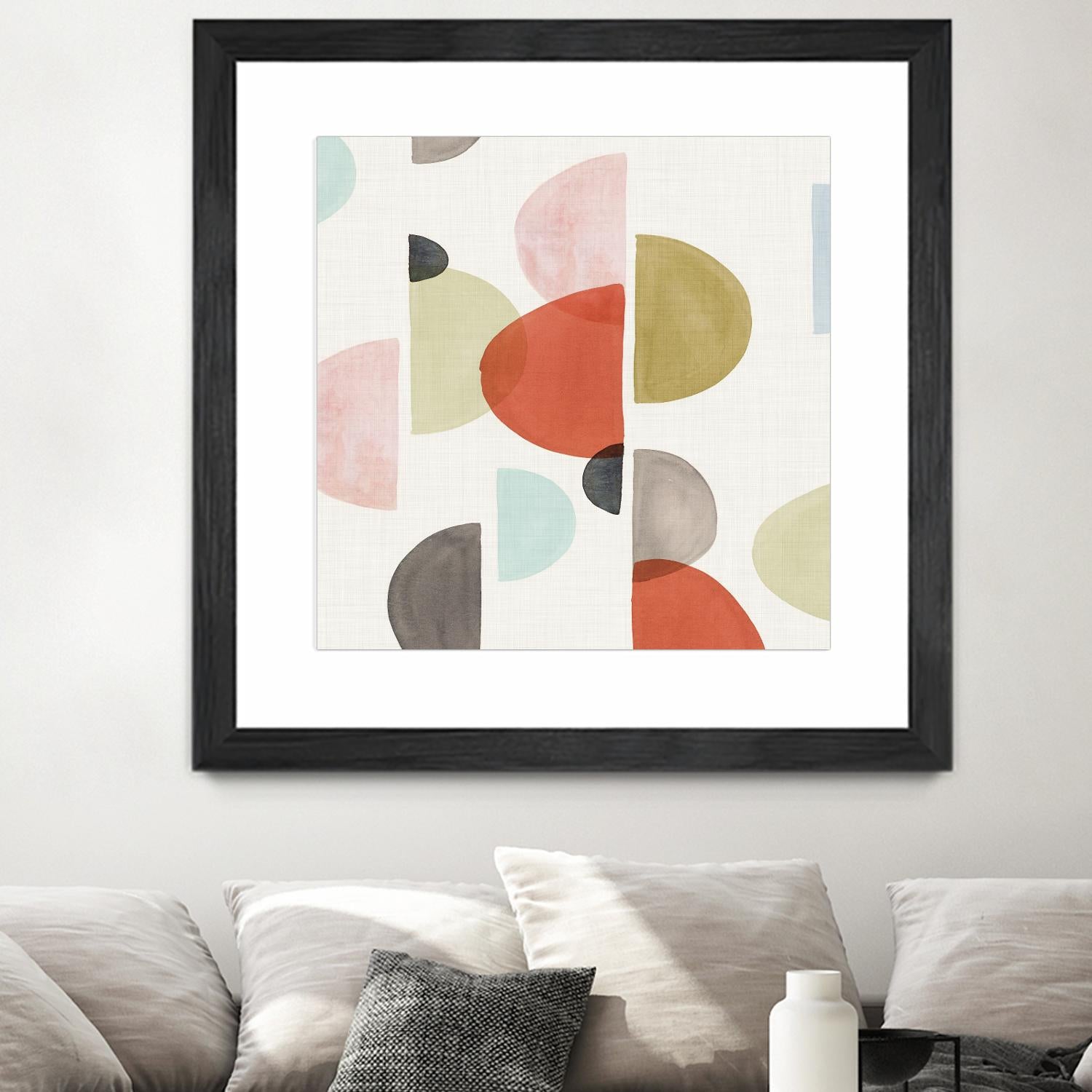 Dot Com II by Isabelle Z on GIANT ART - red abstract