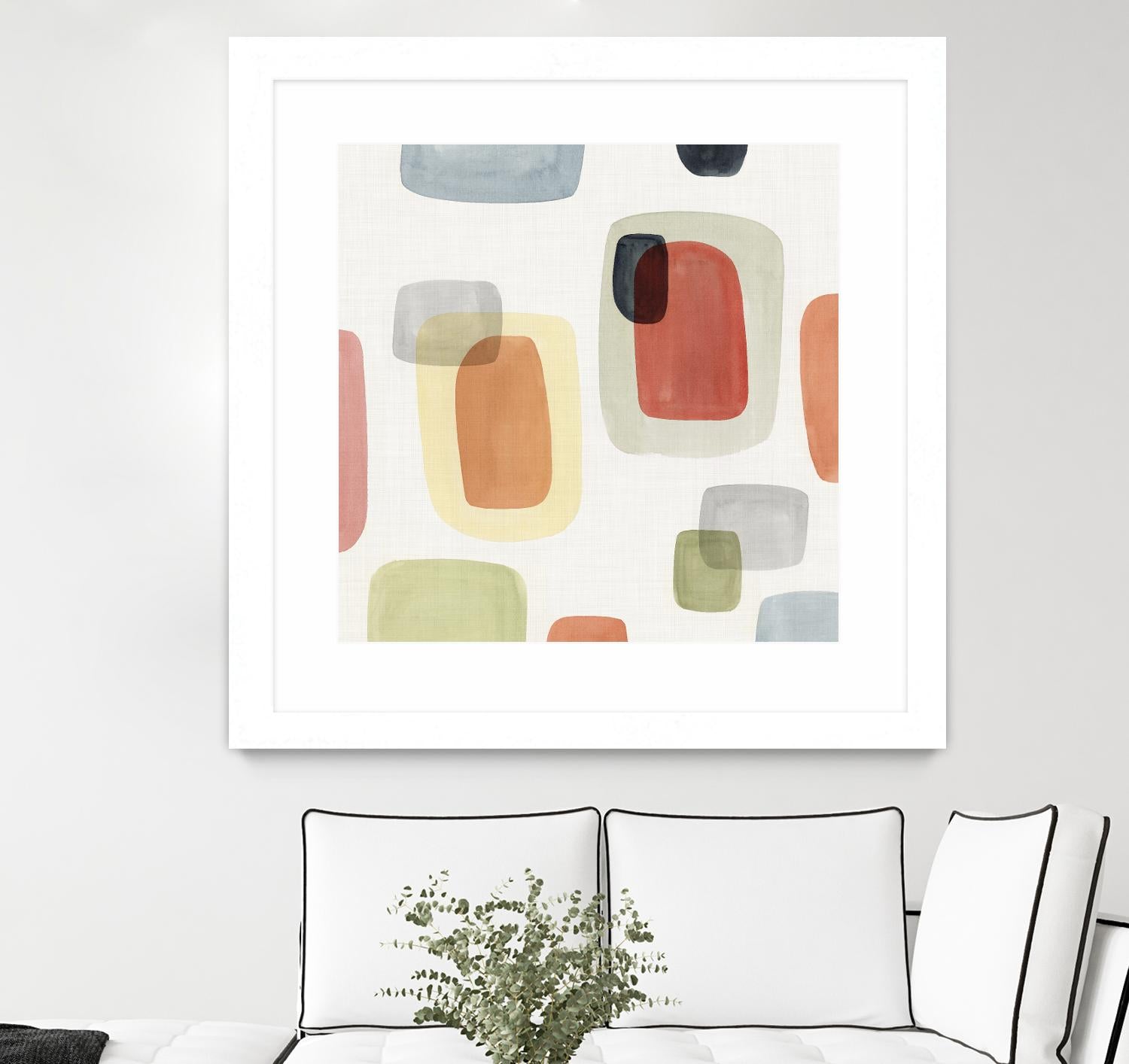 Commerce I by Isabelle Z on GIANT ART - orange abstract