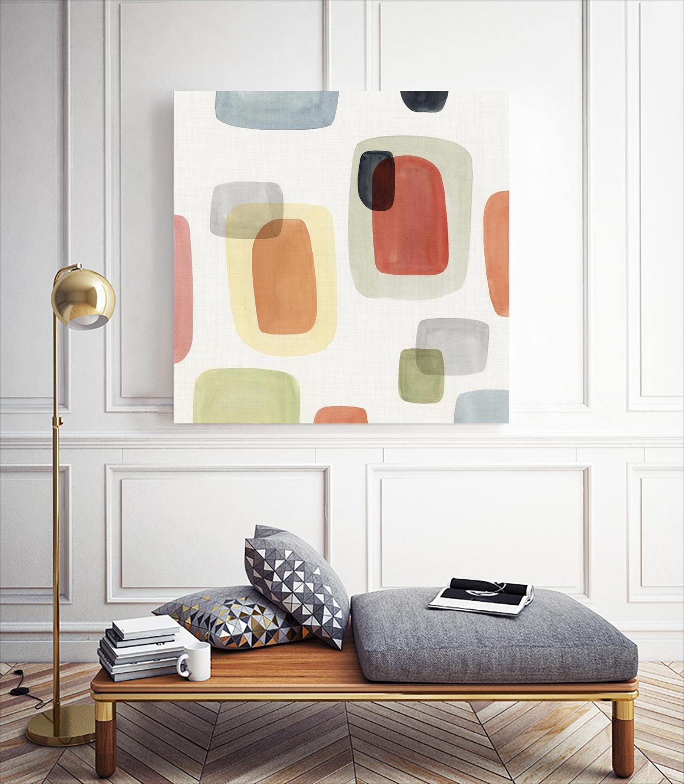 Commerce I by Isabelle Z on GIANT ART - orange abstract