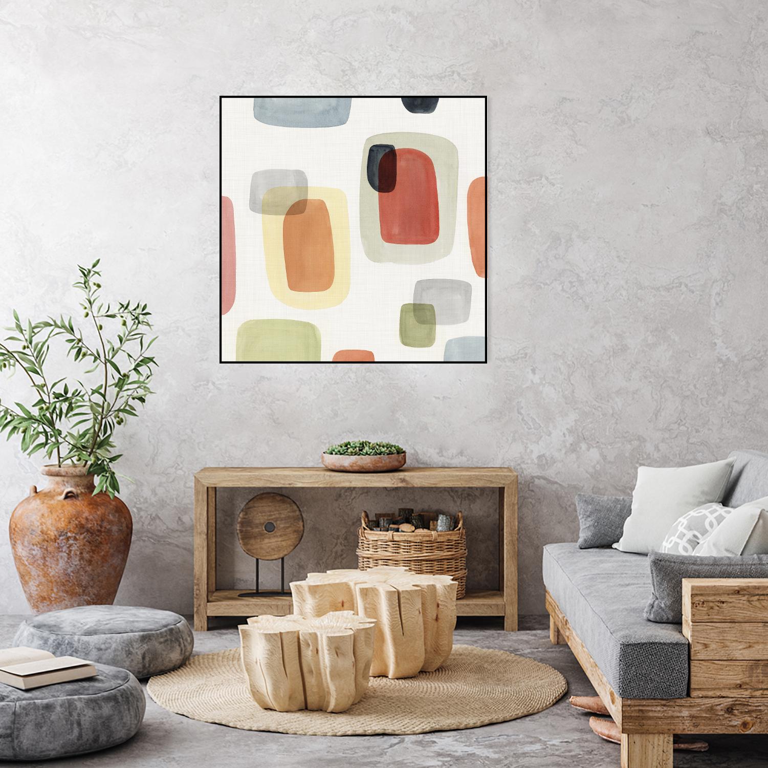 Commerce I by Isabelle Z on GIANT ART - orange abstract