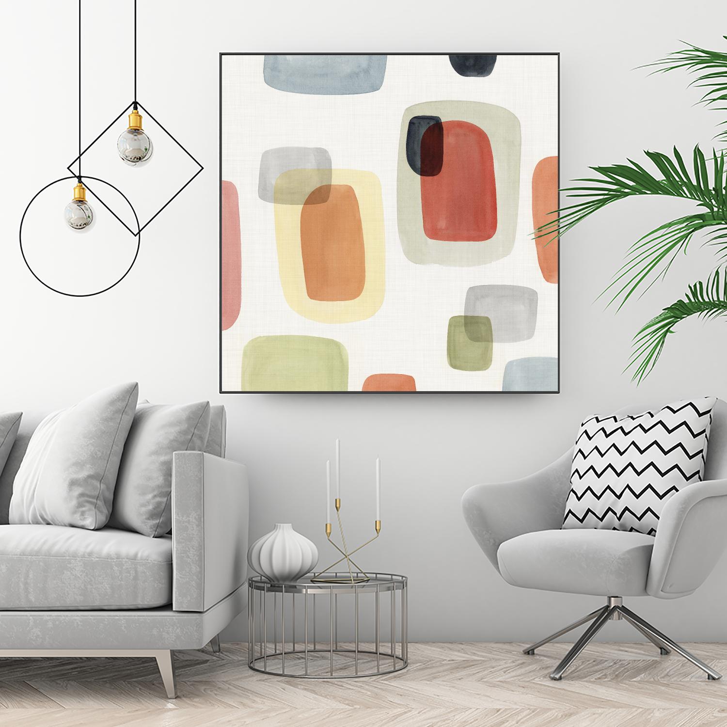 Commerce I by Isabelle Z on GIANT ART - orange abstract