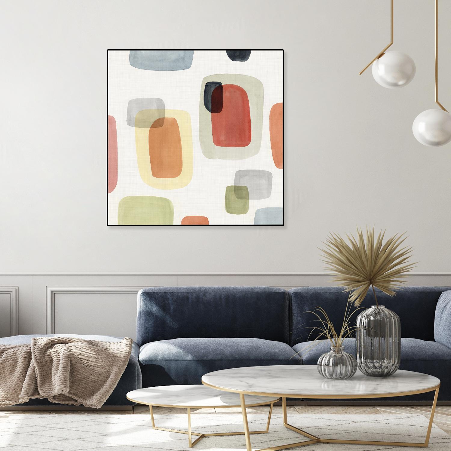 Commerce I by Isabelle Z on GIANT ART - orange abstract