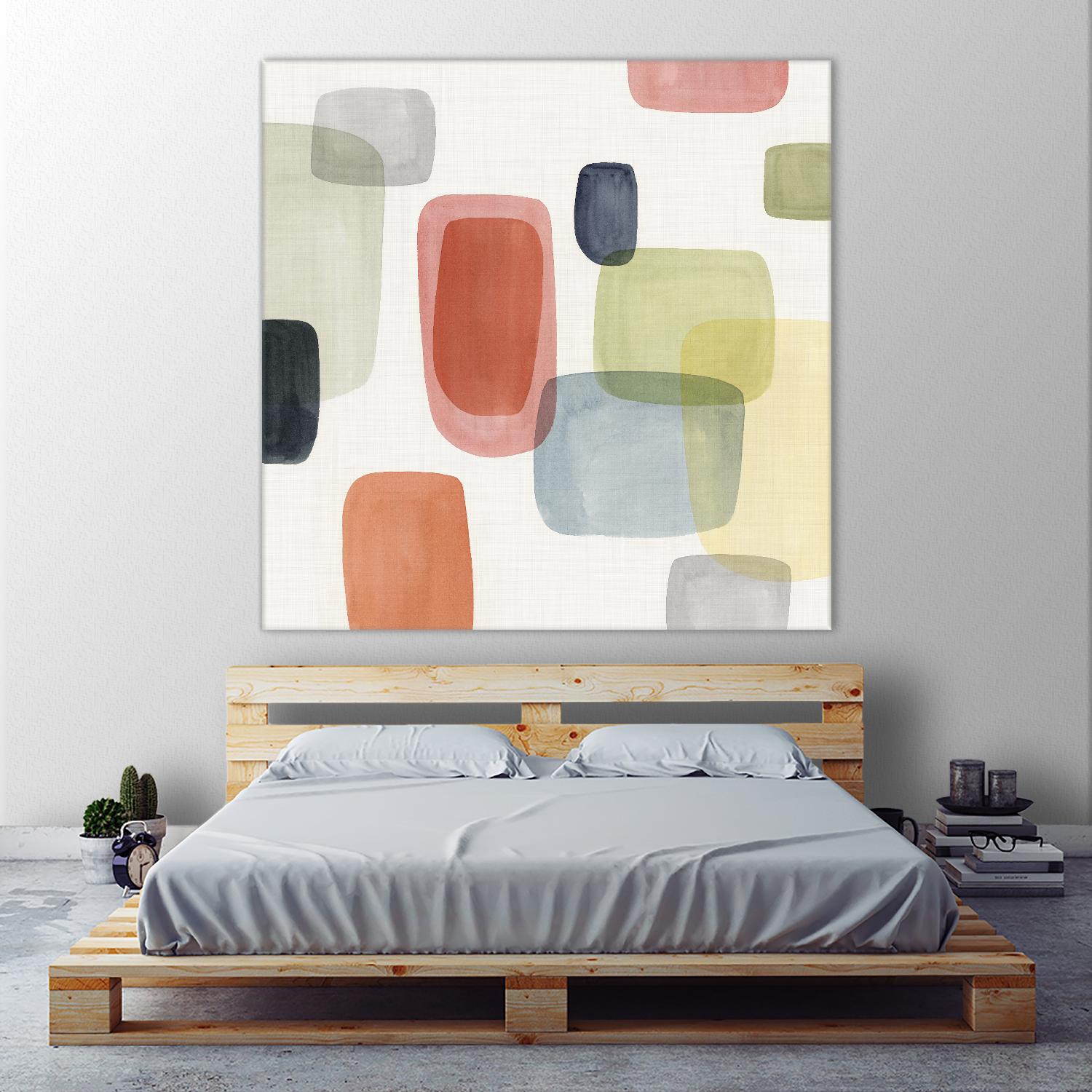 Commerce II by Isabelle Z on GIANT ART - red abstract