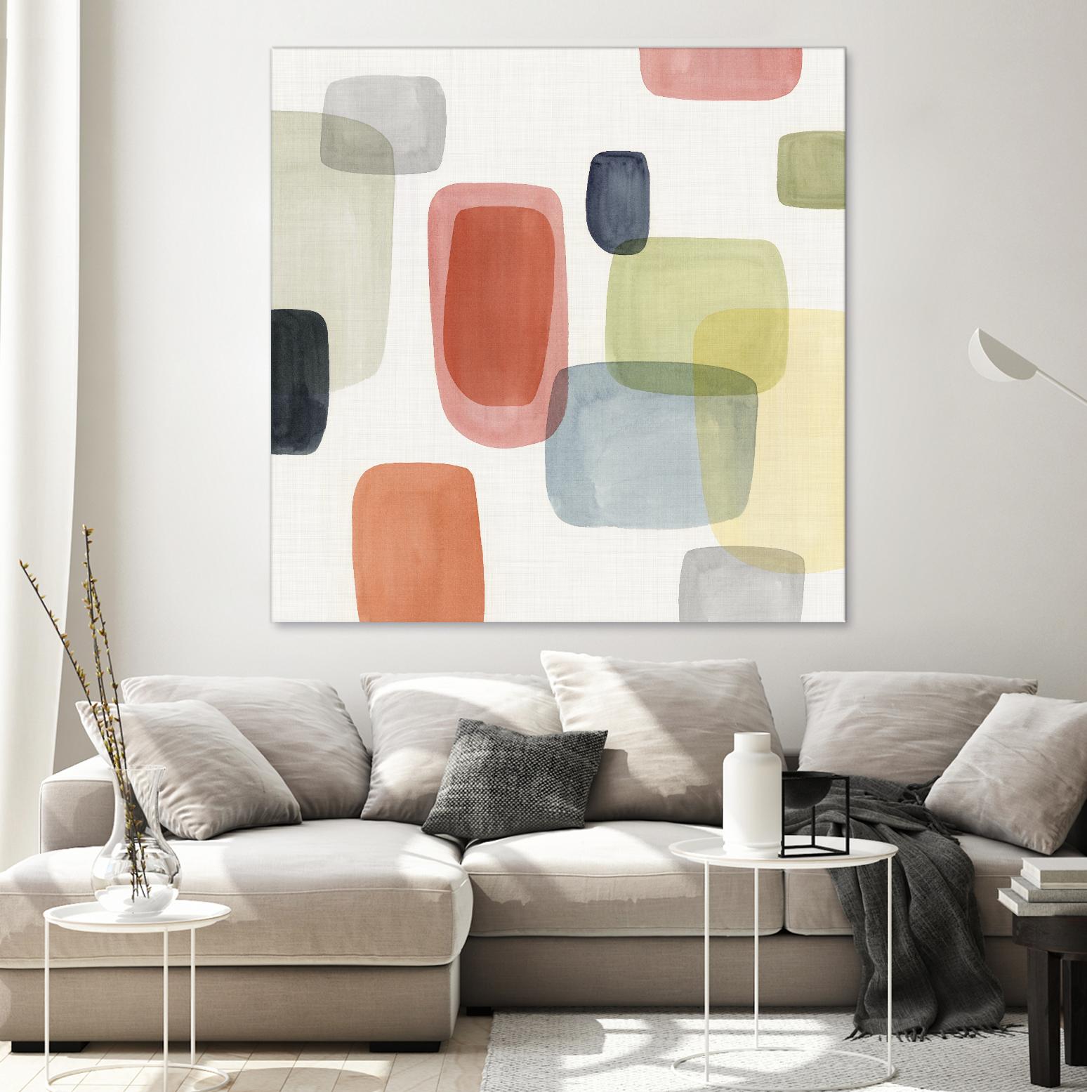 Commerce II by Isabelle Z on GIANT ART - red abstract