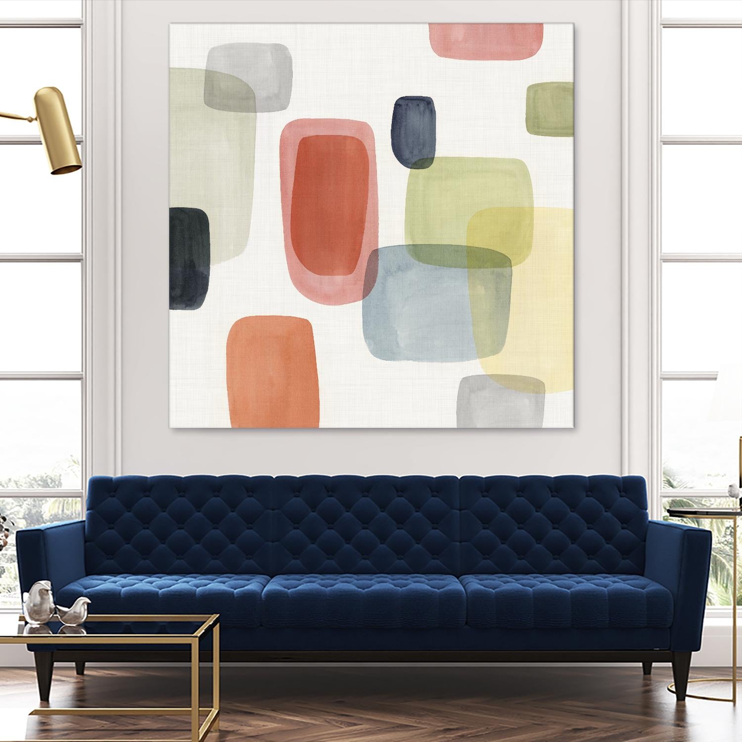 Commerce II by Isabelle Z on GIANT ART - red abstract