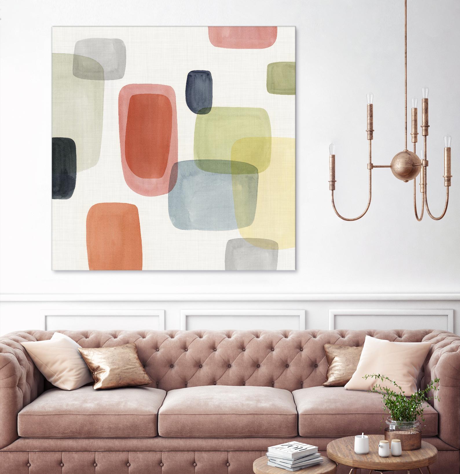 Commerce II by Isabelle Z on GIANT ART - red abstract