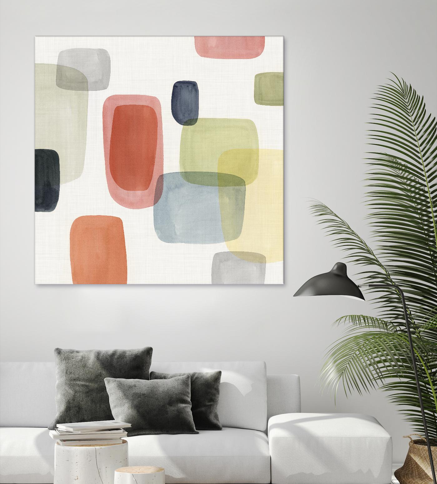 Commerce II by Isabelle Z on GIANT ART - red abstract