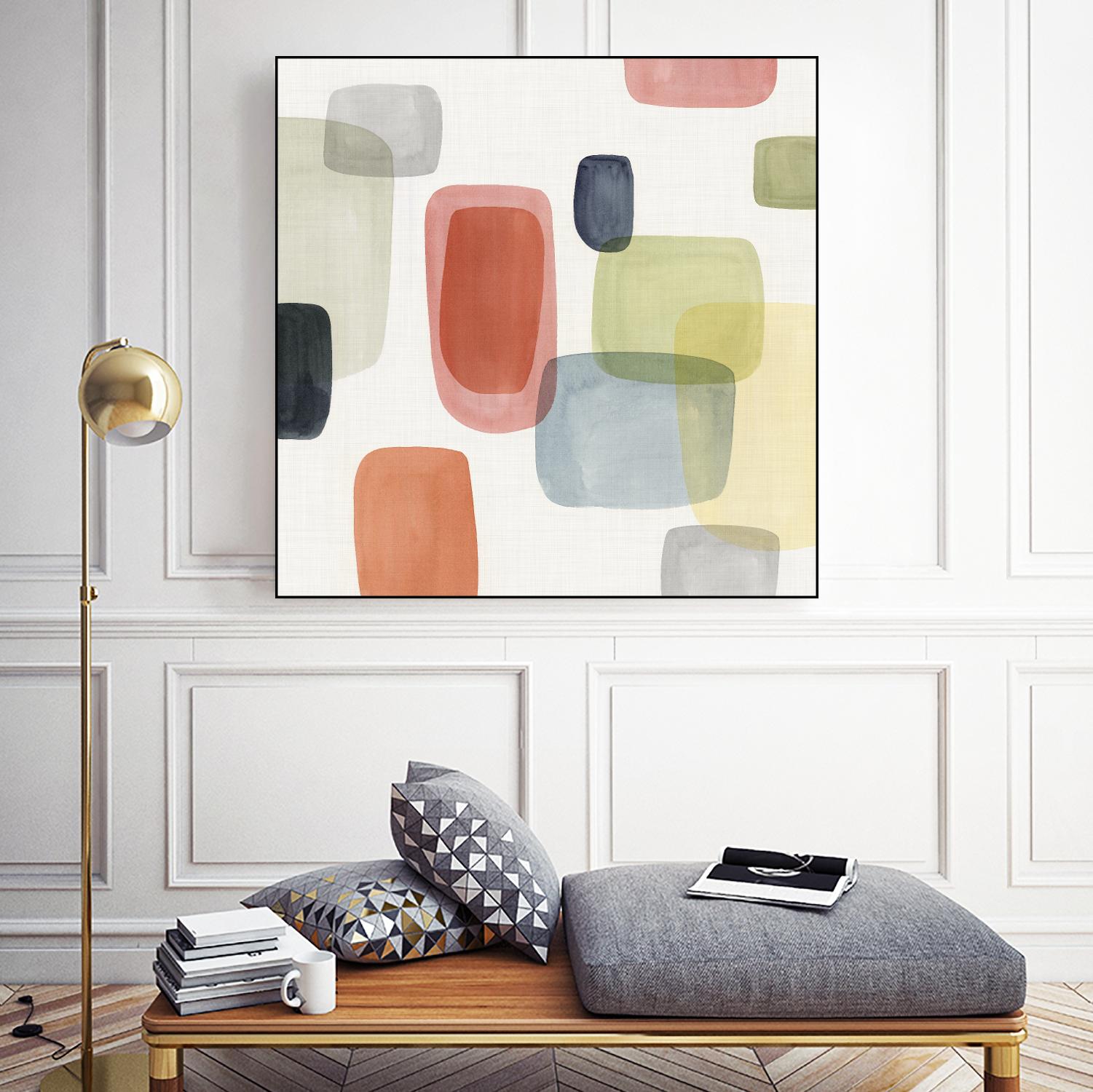 Commerce II by Isabelle Z on GIANT ART - red abstract