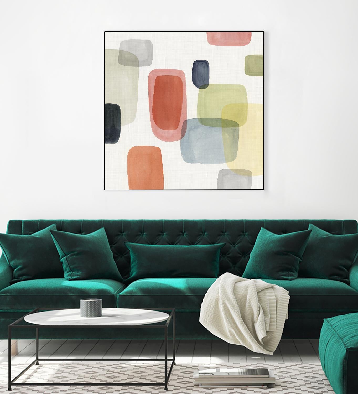 Commerce II by Isabelle Z on GIANT ART - red abstract