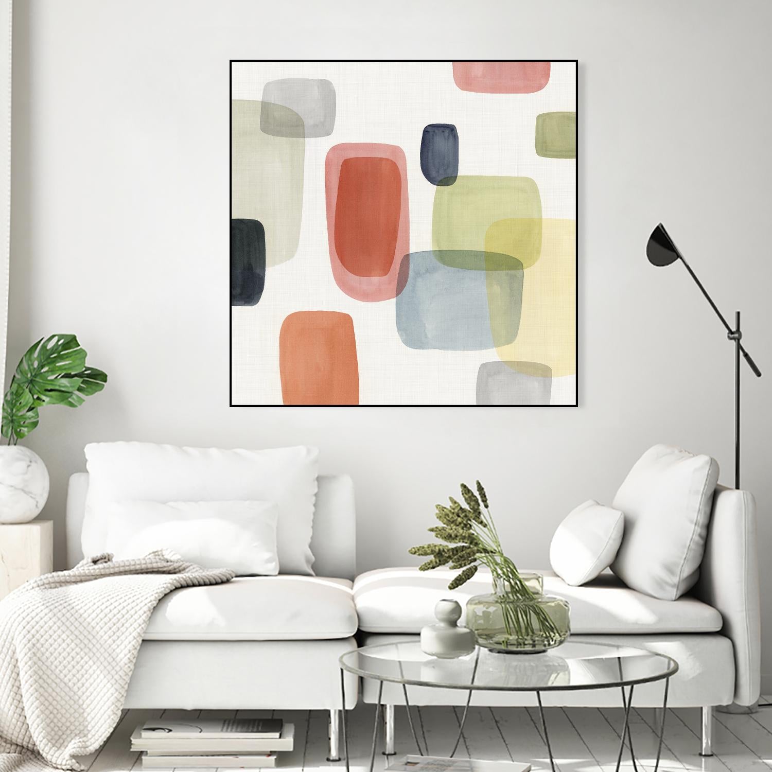 Commerce II by Isabelle Z on GIANT ART - red abstract