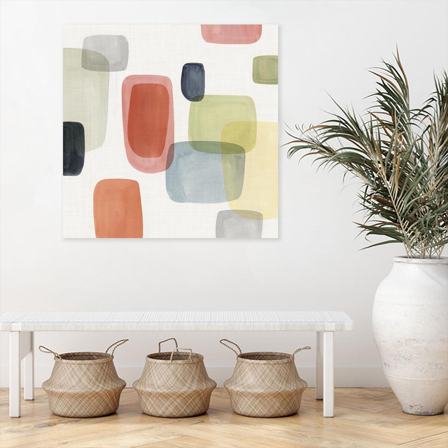 Commerce II by Isabelle Z on GIANT ART - red abstract