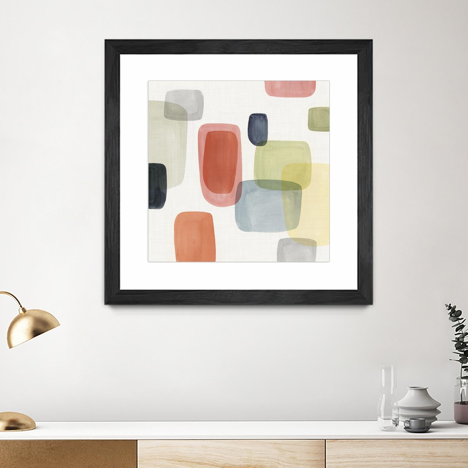 Commerce II by Isabelle Z on GIANT ART - red abstract