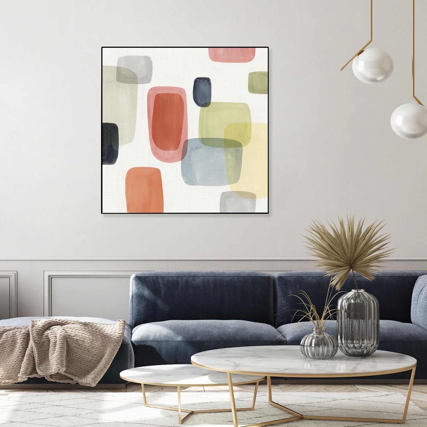 Commerce II by Isabelle Z on GIANT ART - red abstract