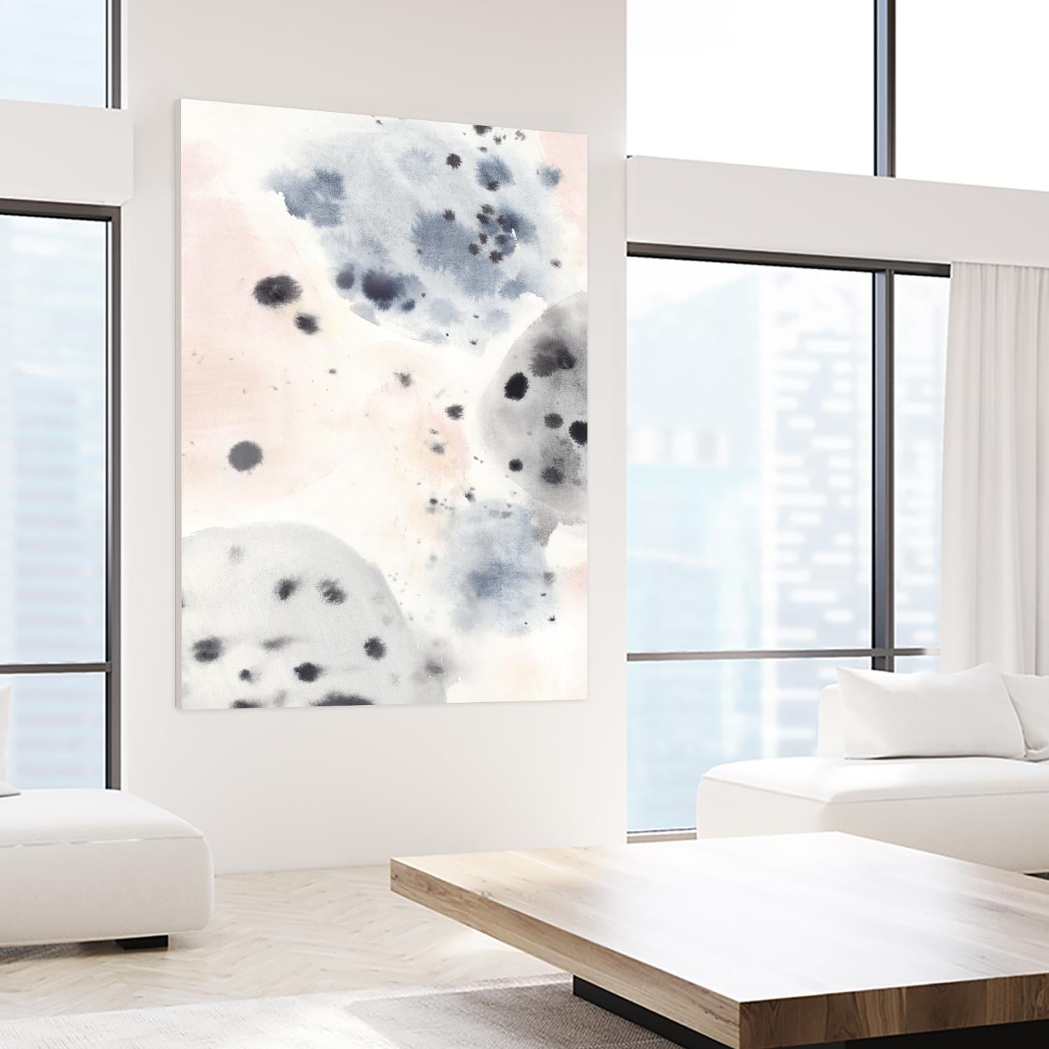 Islands I by Isabelle Z on GIANT ART - black abstract