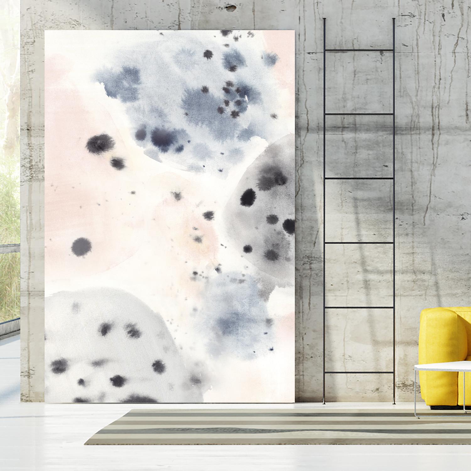 Islands I by Isabelle Z on GIANT ART - black abstract