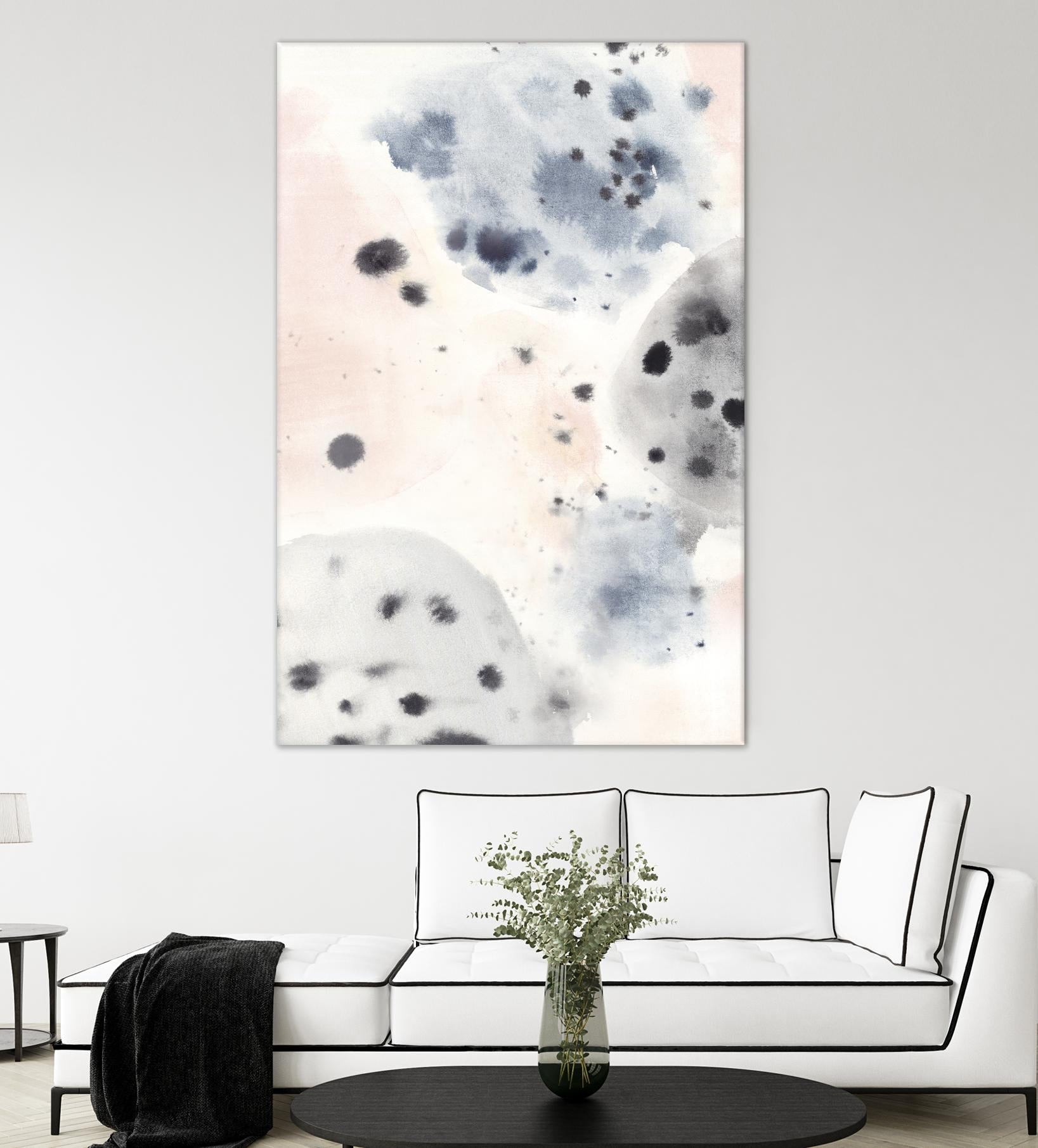 Islands I by Isabelle Z on GIANT ART - black abstract
