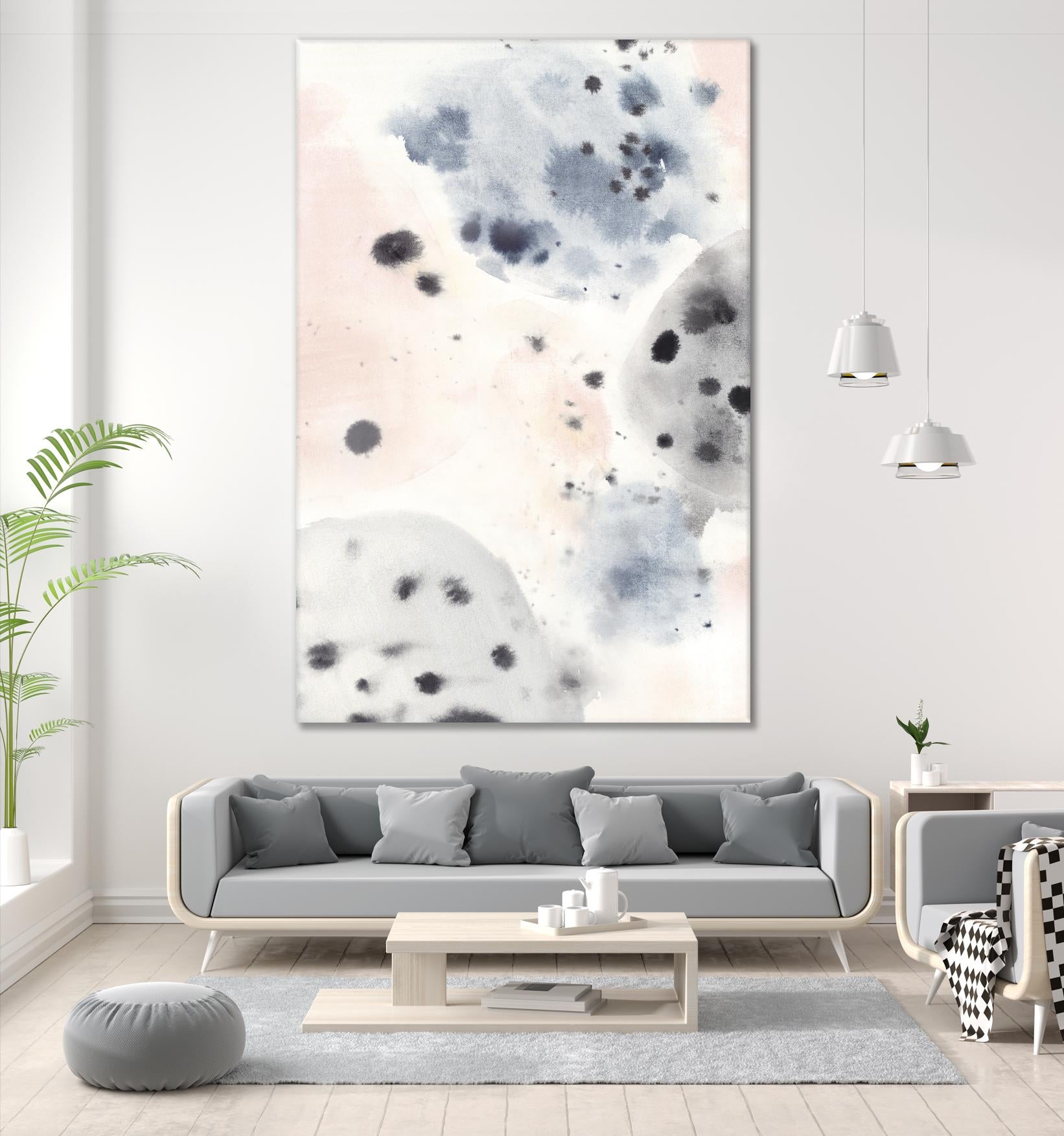 Islands I by Isabelle Z on GIANT ART - black abstract