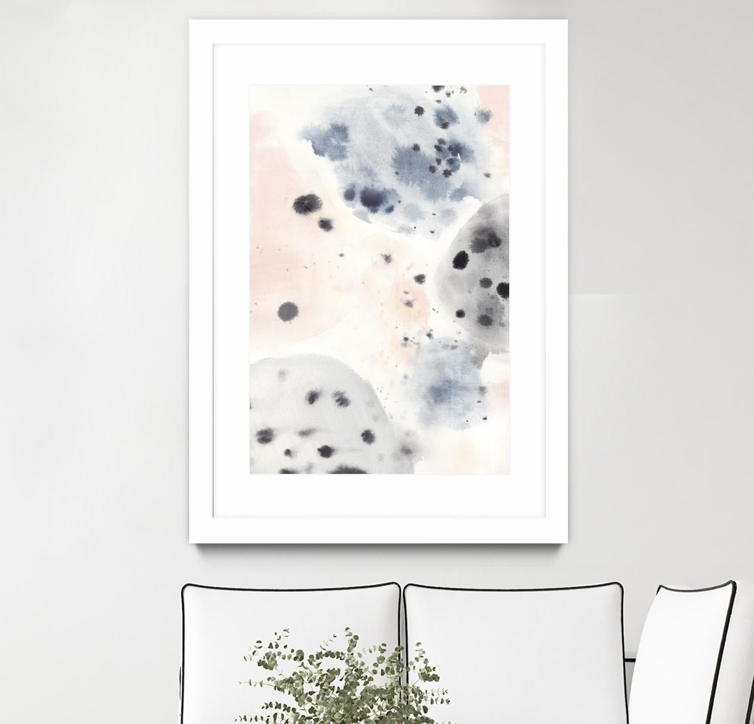 Islands I by Isabelle Z on GIANT ART - black abstract