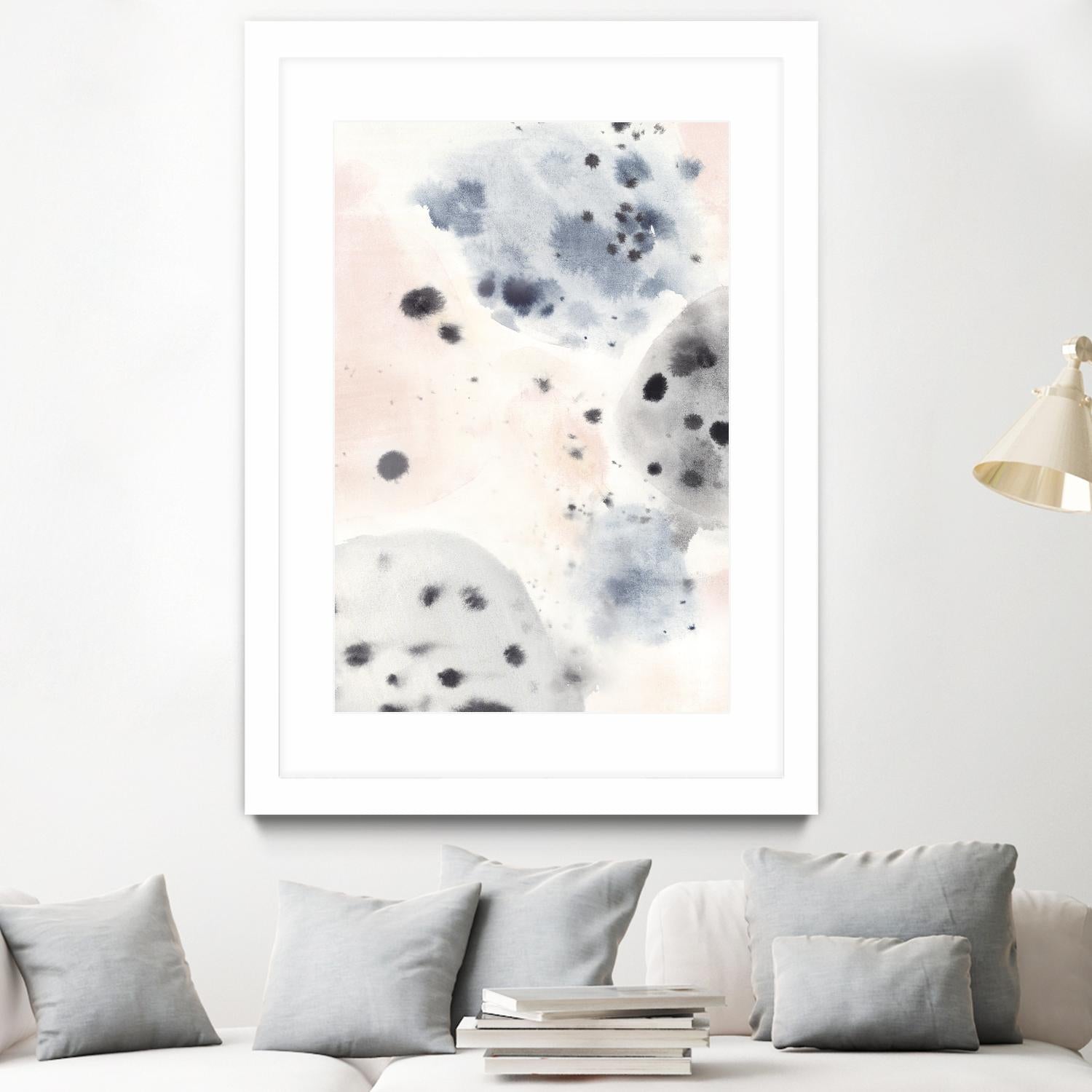 Islands I by Isabelle Z on GIANT ART - black abstract