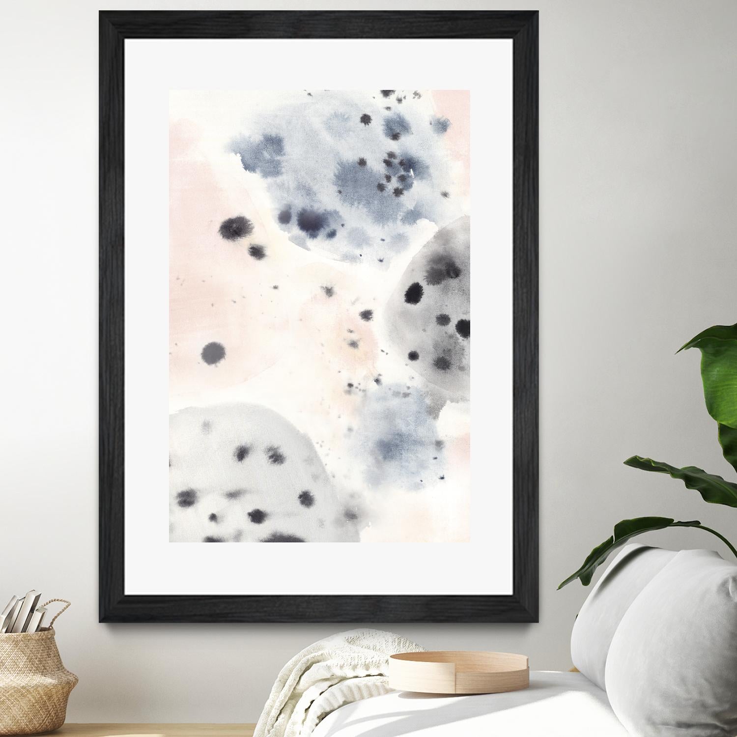 Islands I by Isabelle Z on GIANT ART - black abstract