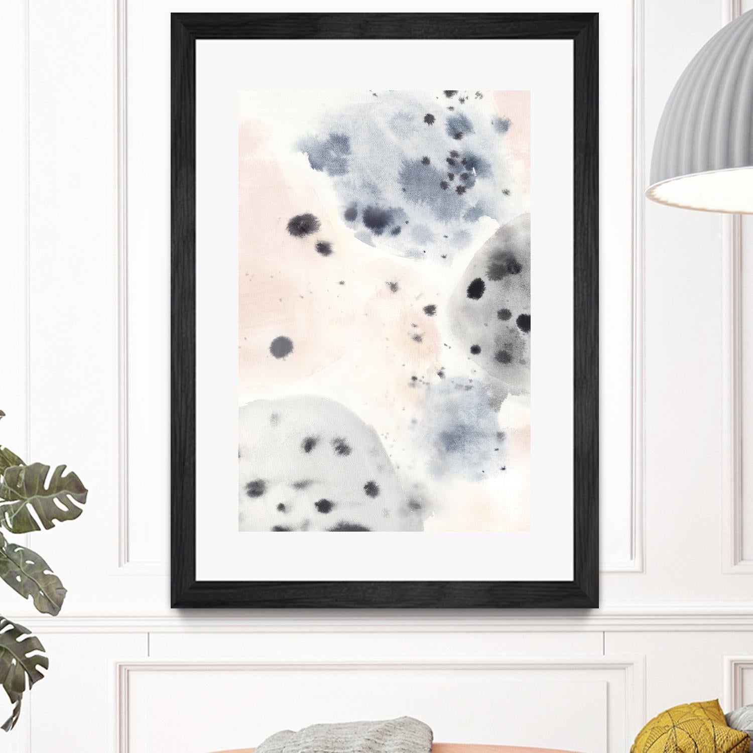 Islands I by Isabelle Z on GIANT ART - black abstract
