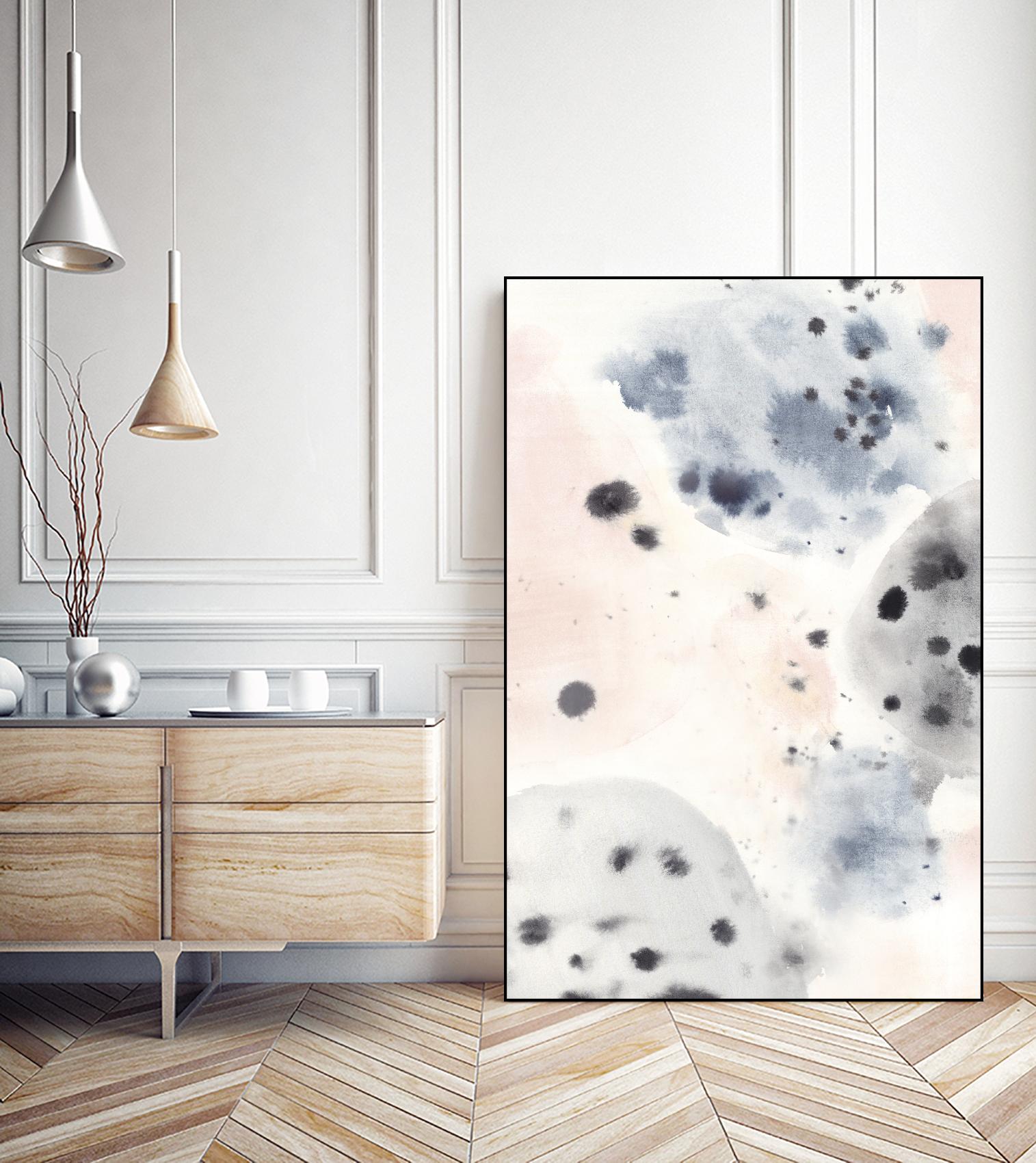 Islands I by Isabelle Z on GIANT ART - black abstract