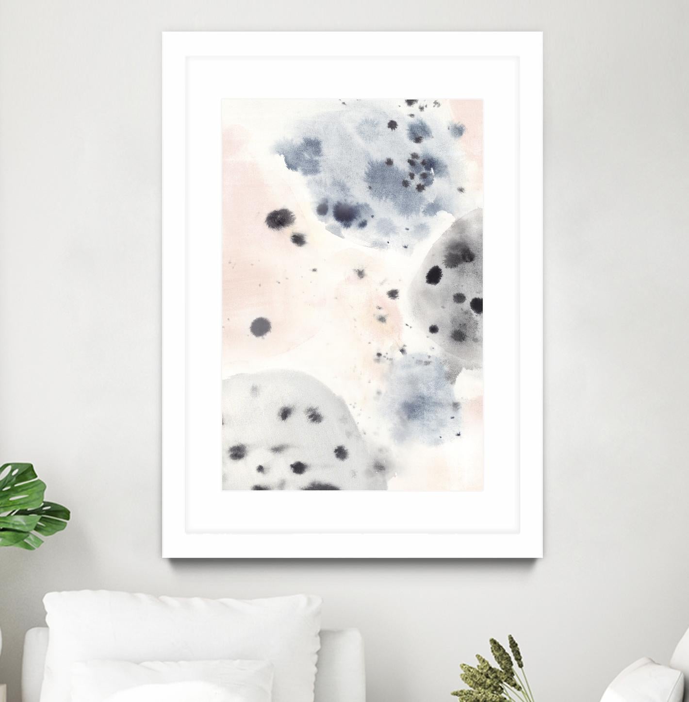 Islands I by Isabelle Z on GIANT ART - black abstract