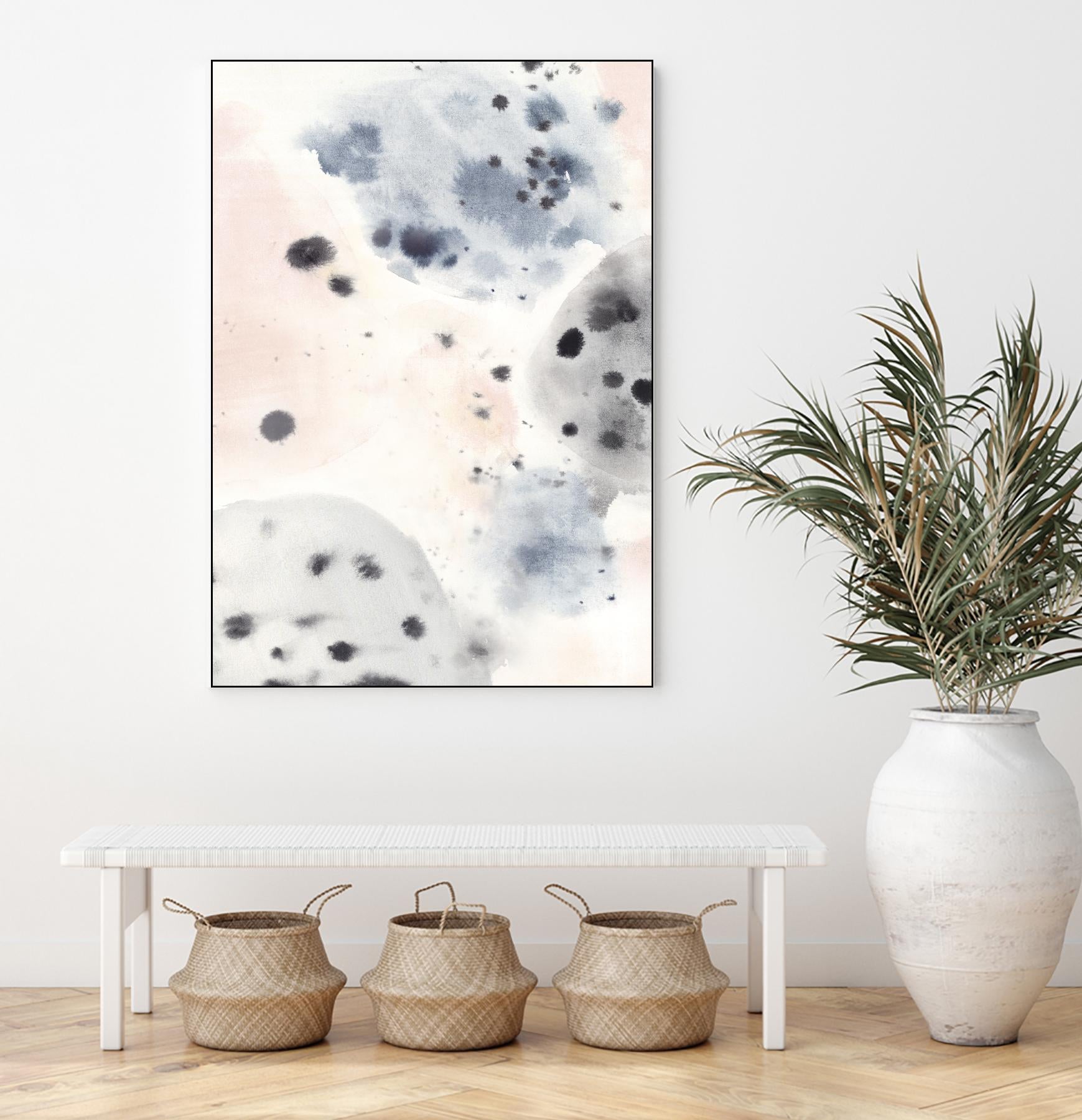Islands I by Isabelle Z on GIANT ART - black abstract