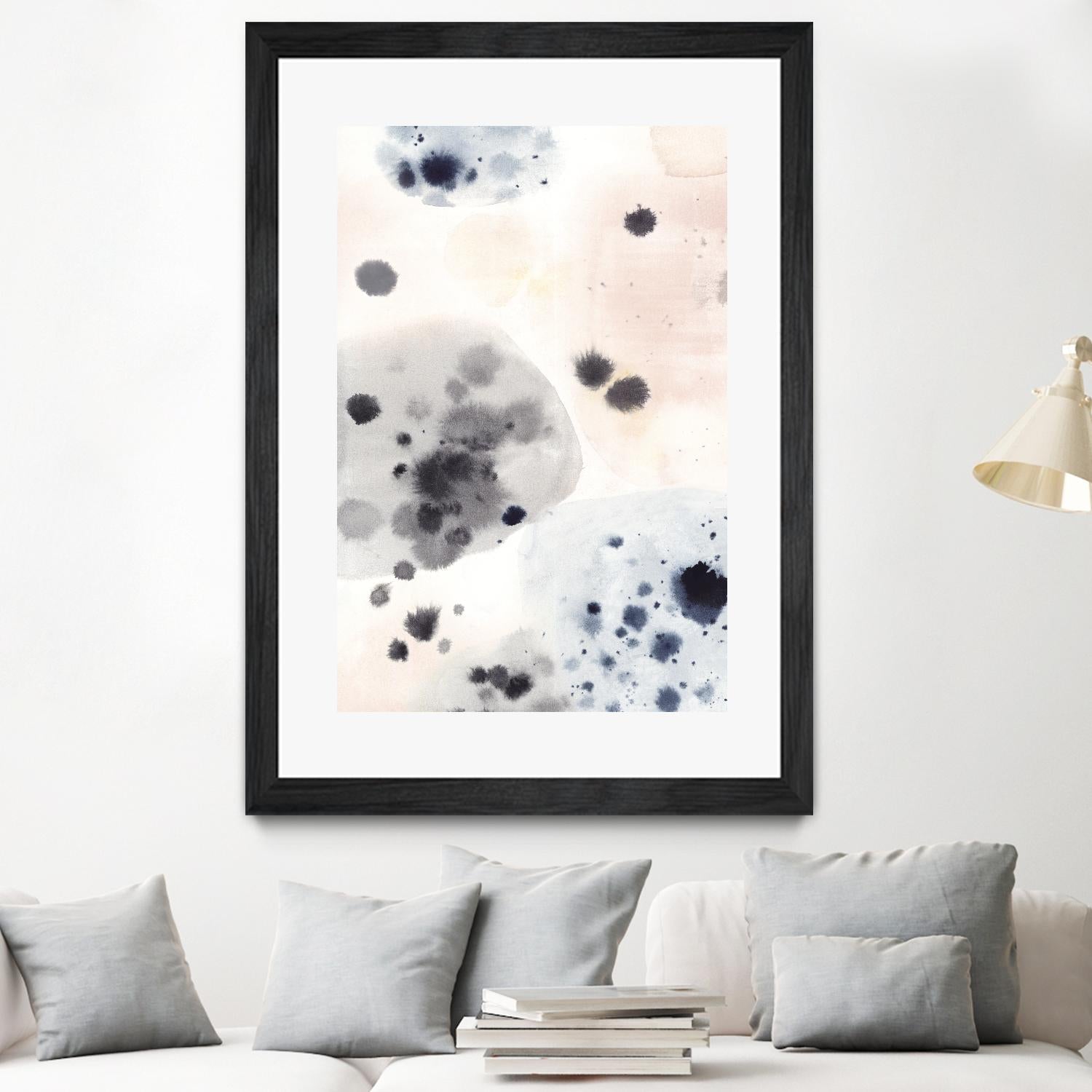 Islands II by Isabelle Z on GIANT ART - black abstract