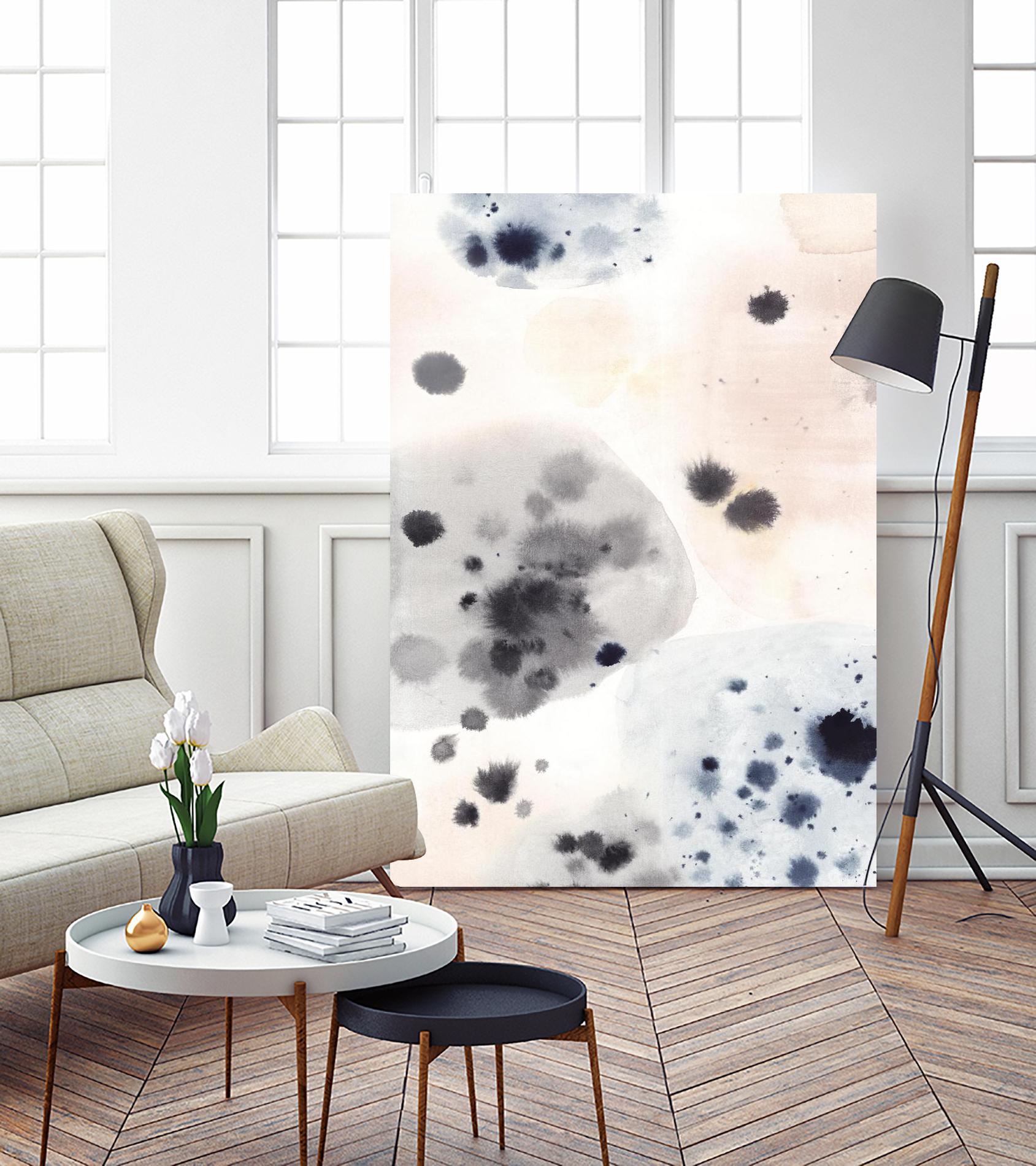 Islands II by Isabelle Z on GIANT ART - black abstract