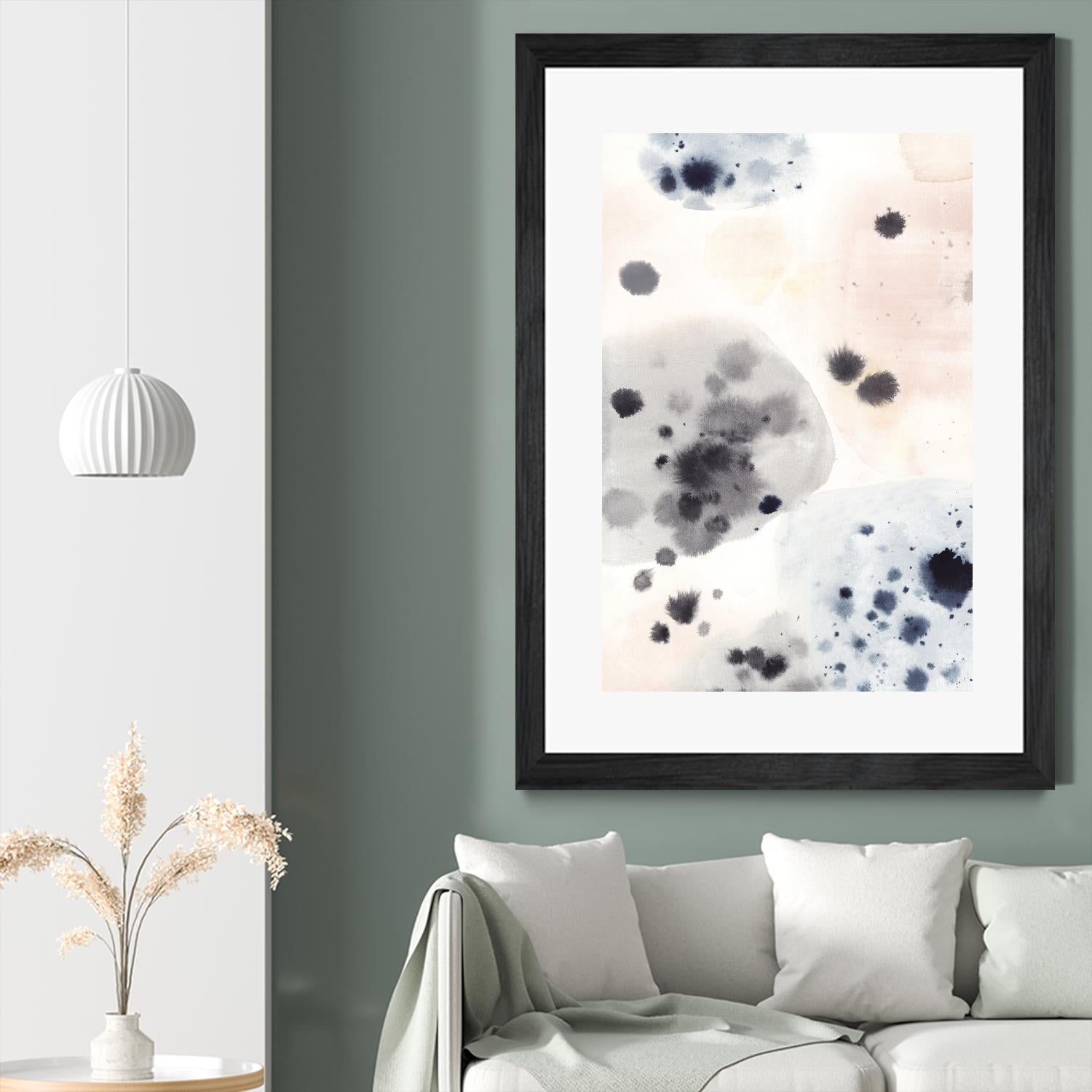 Islands II by Isabelle Z on GIANT ART - black abstract