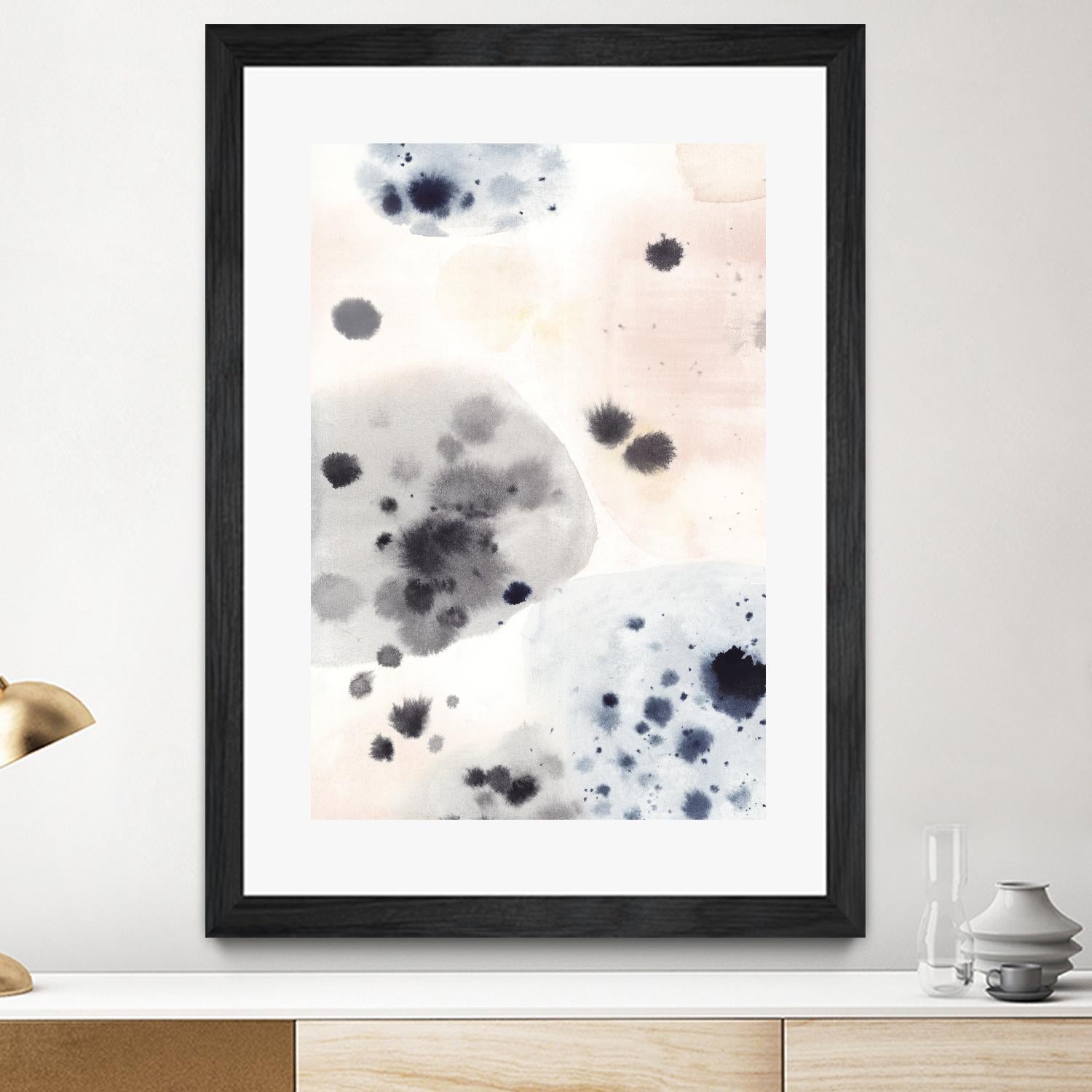 Islands II by Isabelle Z on GIANT ART - black abstract
