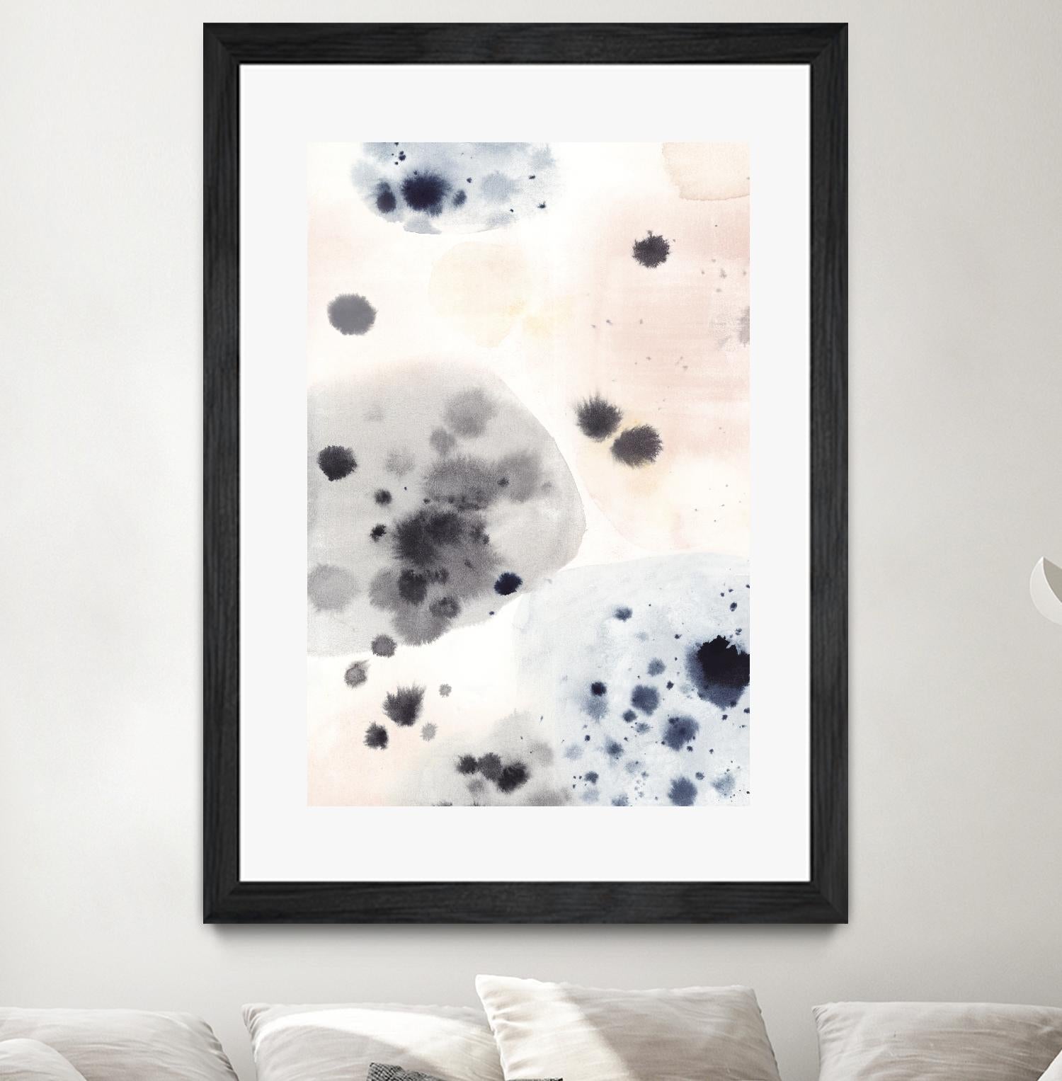 Islands II by Isabelle Z on GIANT ART - black abstract