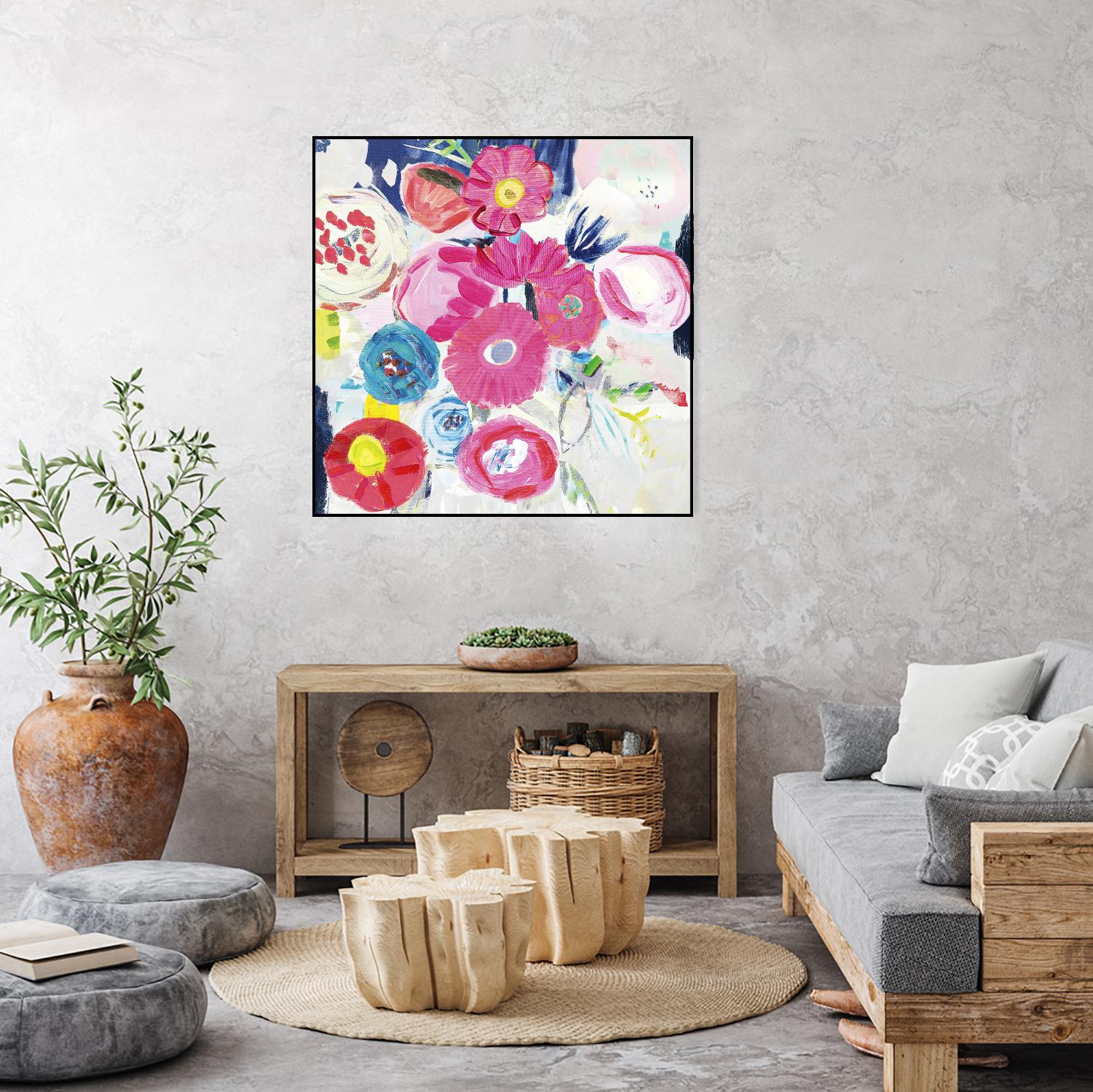 Fresh Florals III by Farida Zaman on GIANT ART - white floral