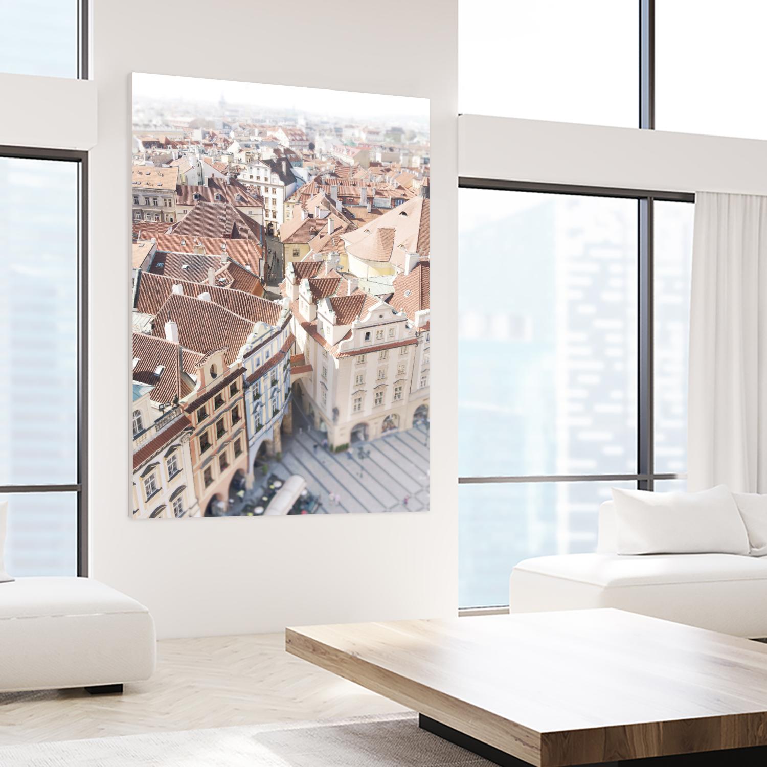 Prague by Georgianna Lane on GIANT ART - white city scene