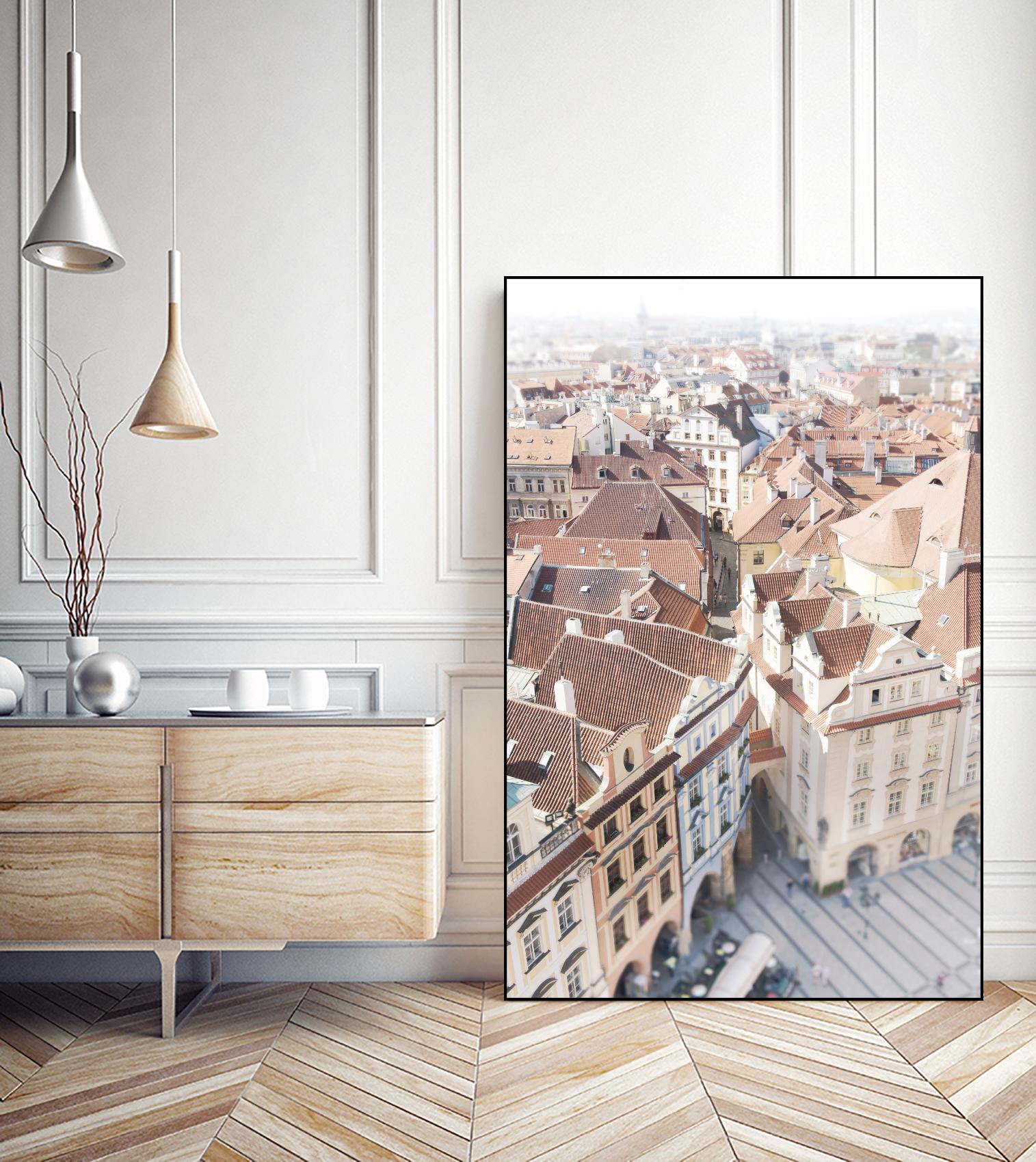 Prague by Georgianna Lane on GIANT ART - white city scene