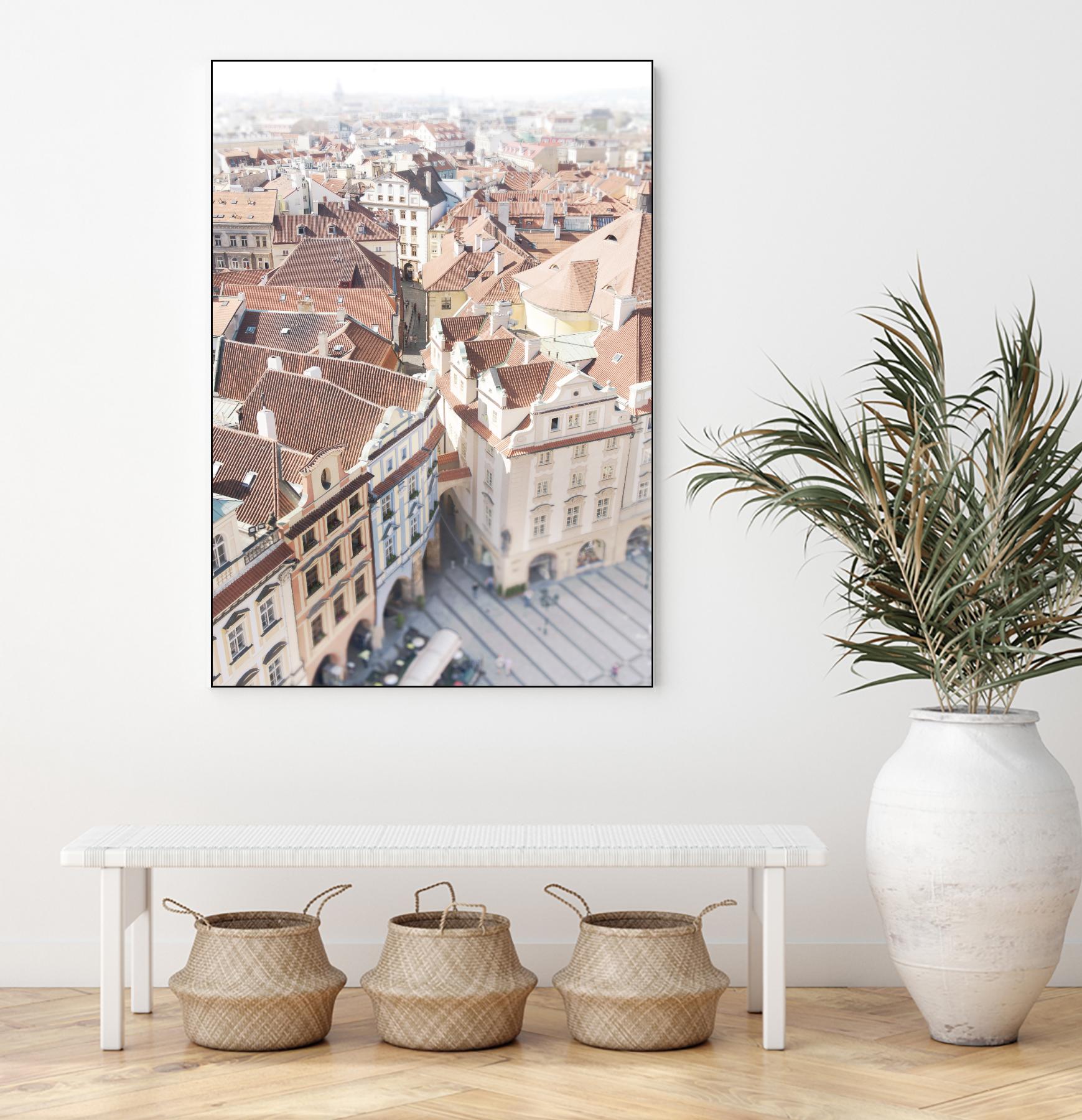 Prague by Georgianna Lane on GIANT ART - white city scene