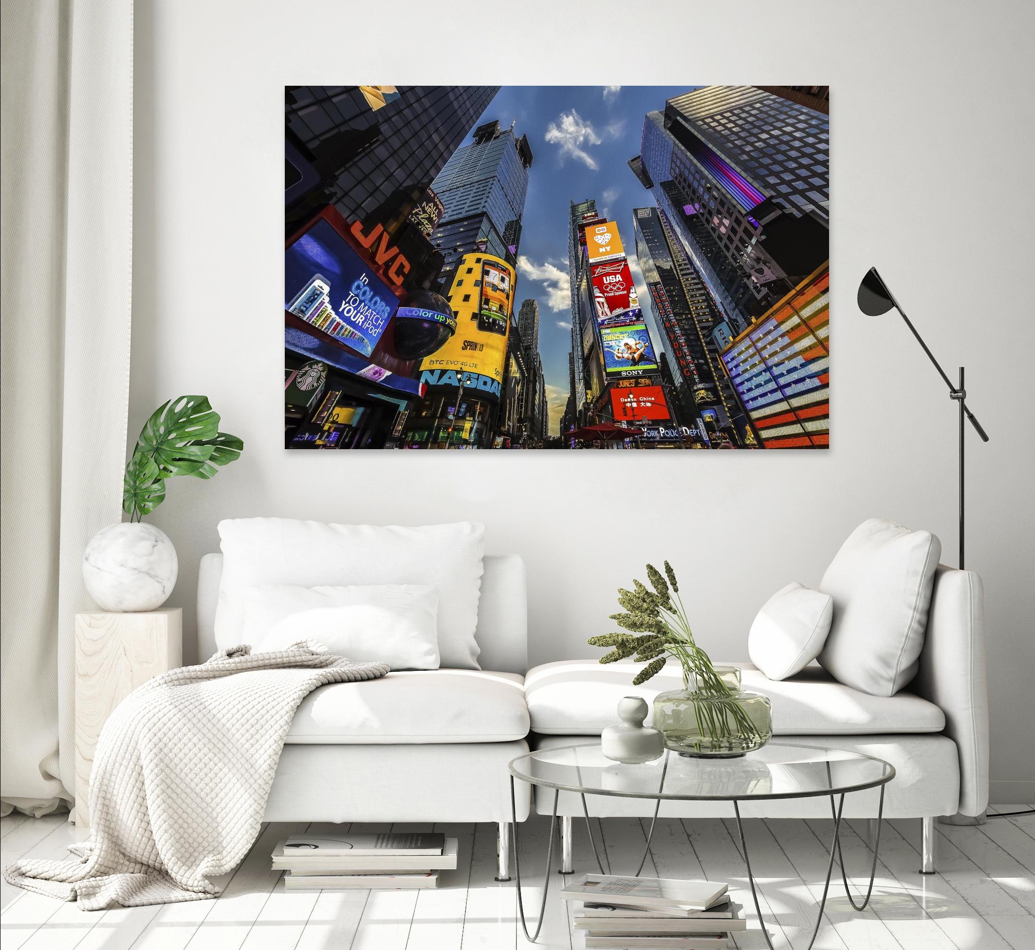 Times Square Towers by Guilliame Gaudet on GIANT ART - black city scene