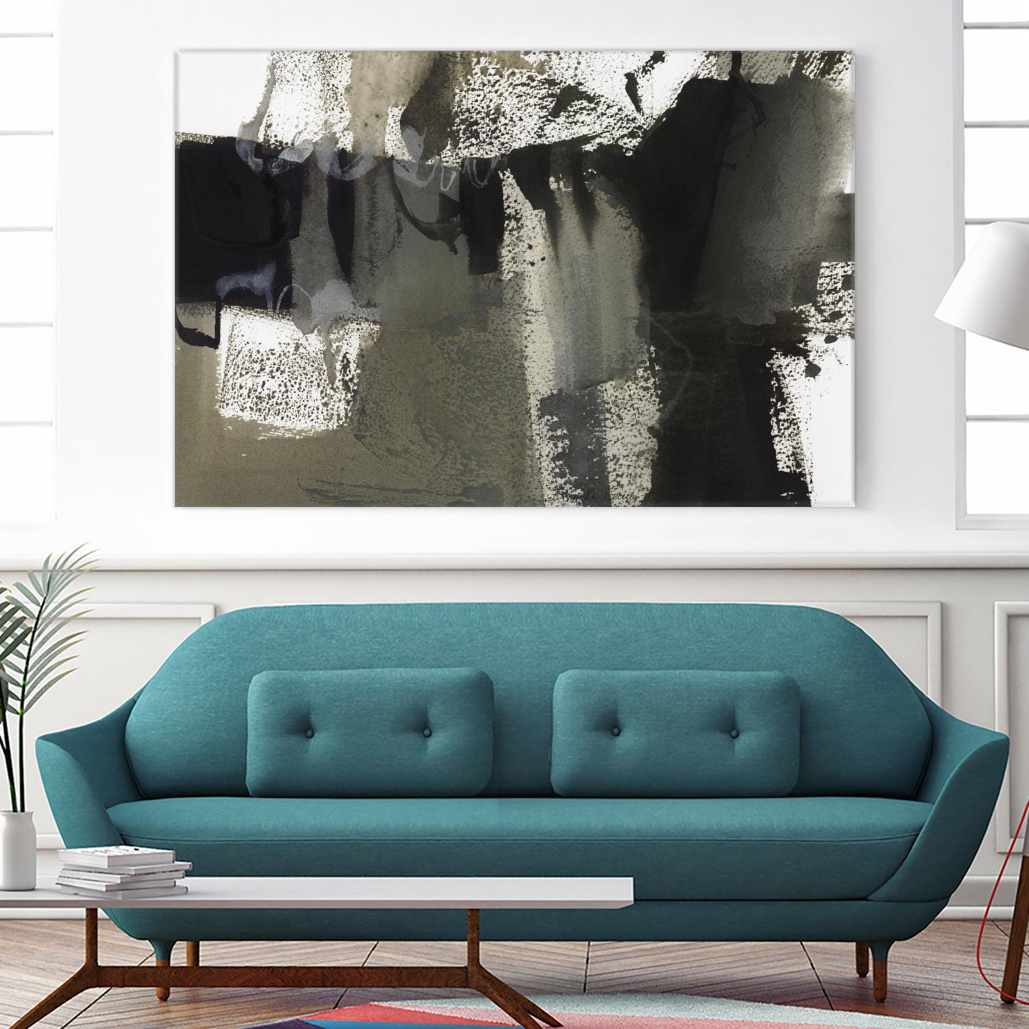 Midnight Abstract VI by Bianka Guna on GIANT ART - black abstract