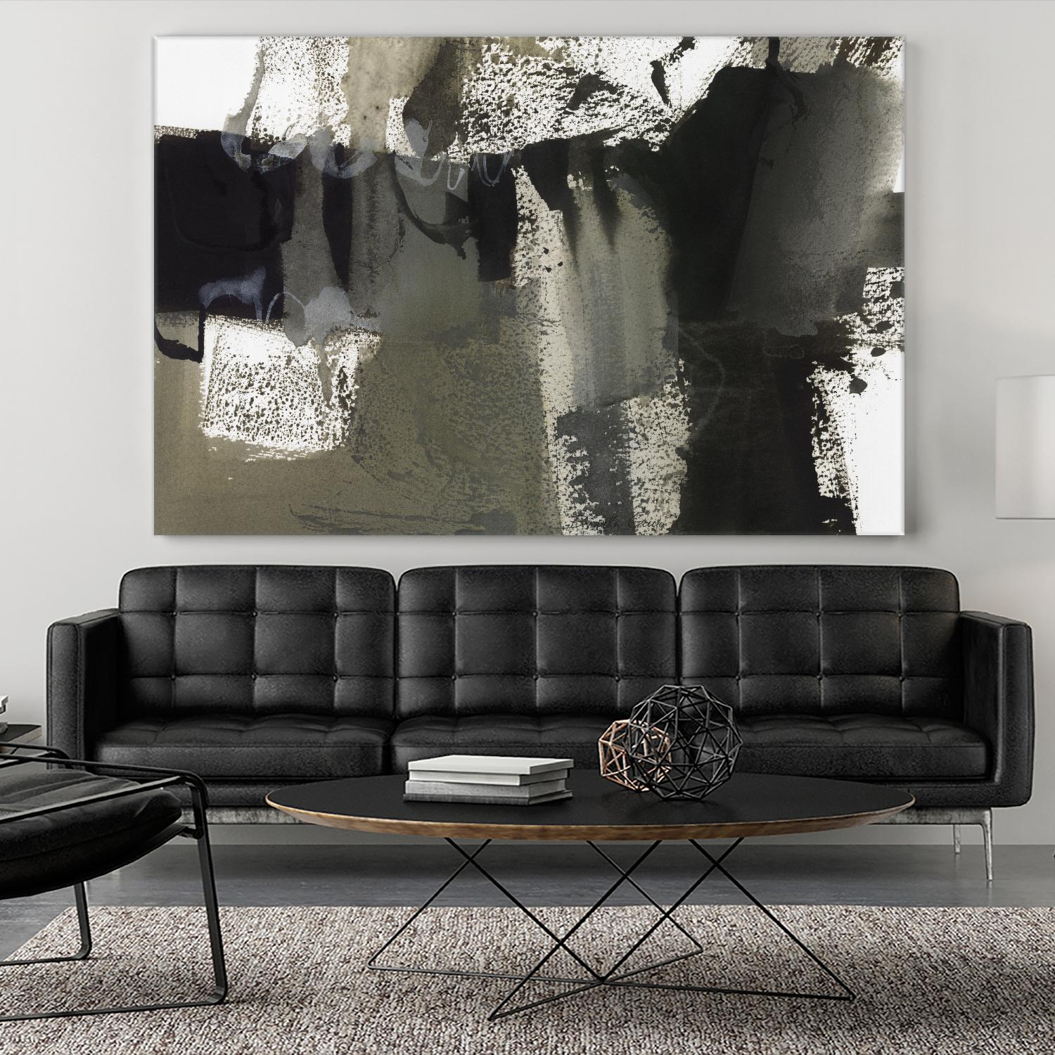 Midnight Abstract VI by Bianka Guna on GIANT ART - black abstract