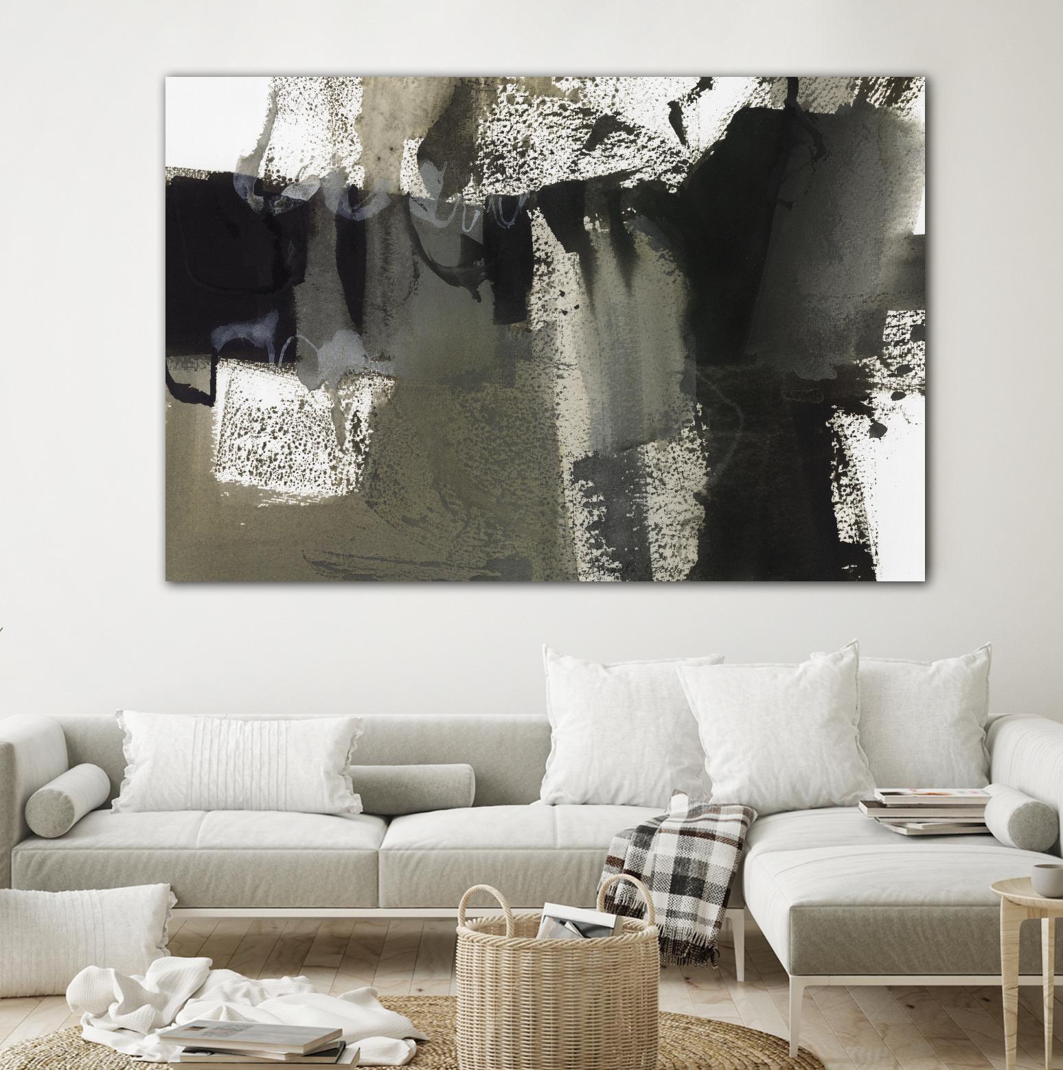 Midnight Abstract VI by Bianka Guna on GIANT ART - black abstract