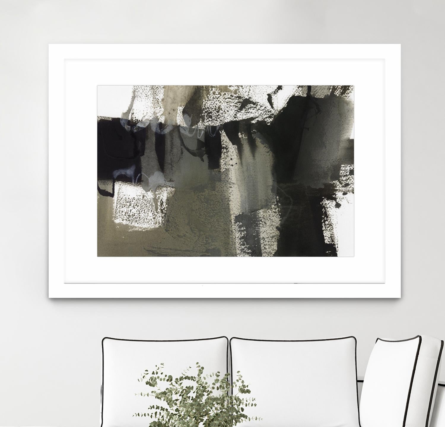 Midnight Abstract VI by Bianka Guna on GIANT ART - black abstract
